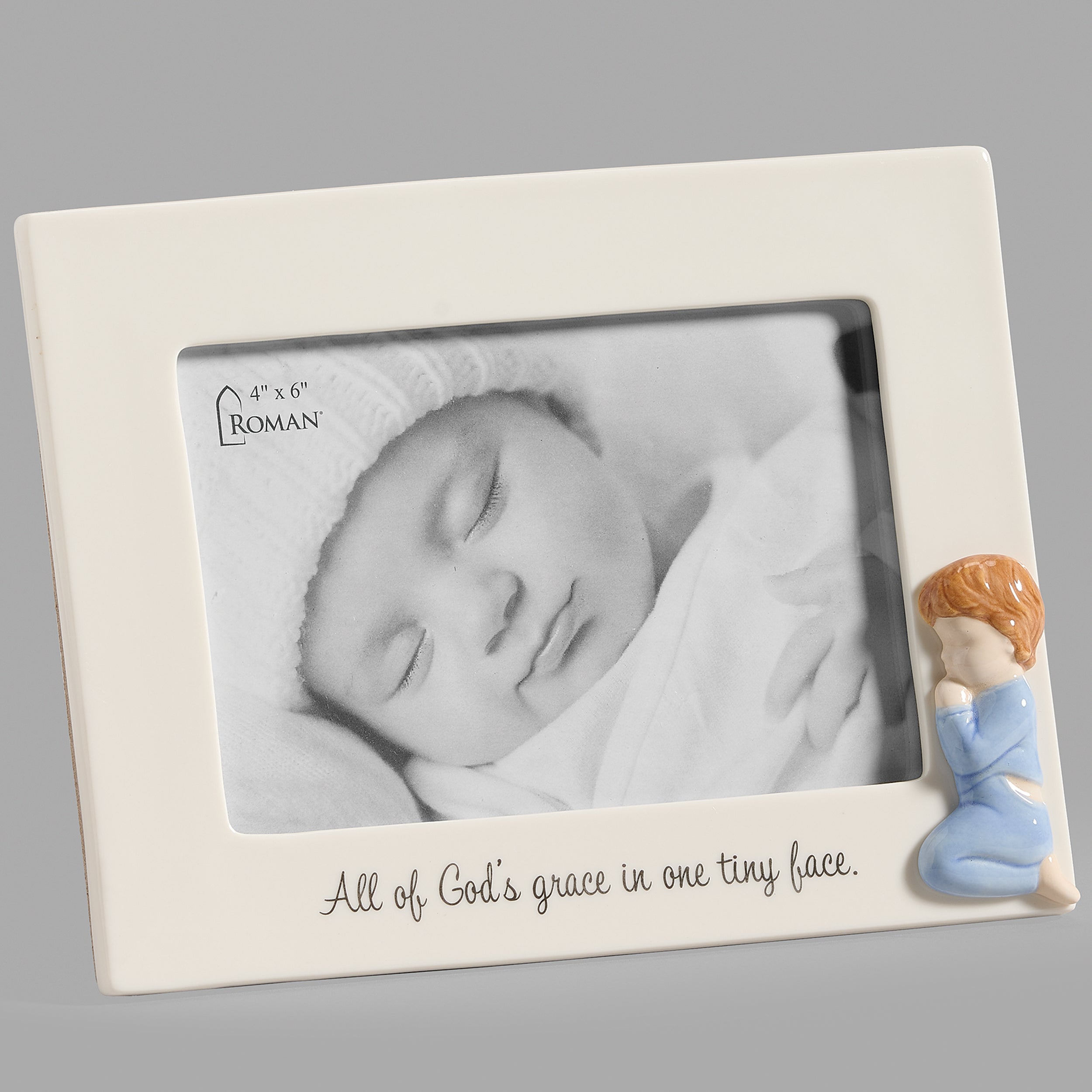 "All of God's Grace" Baby Photo Frame  - Valencia Collection