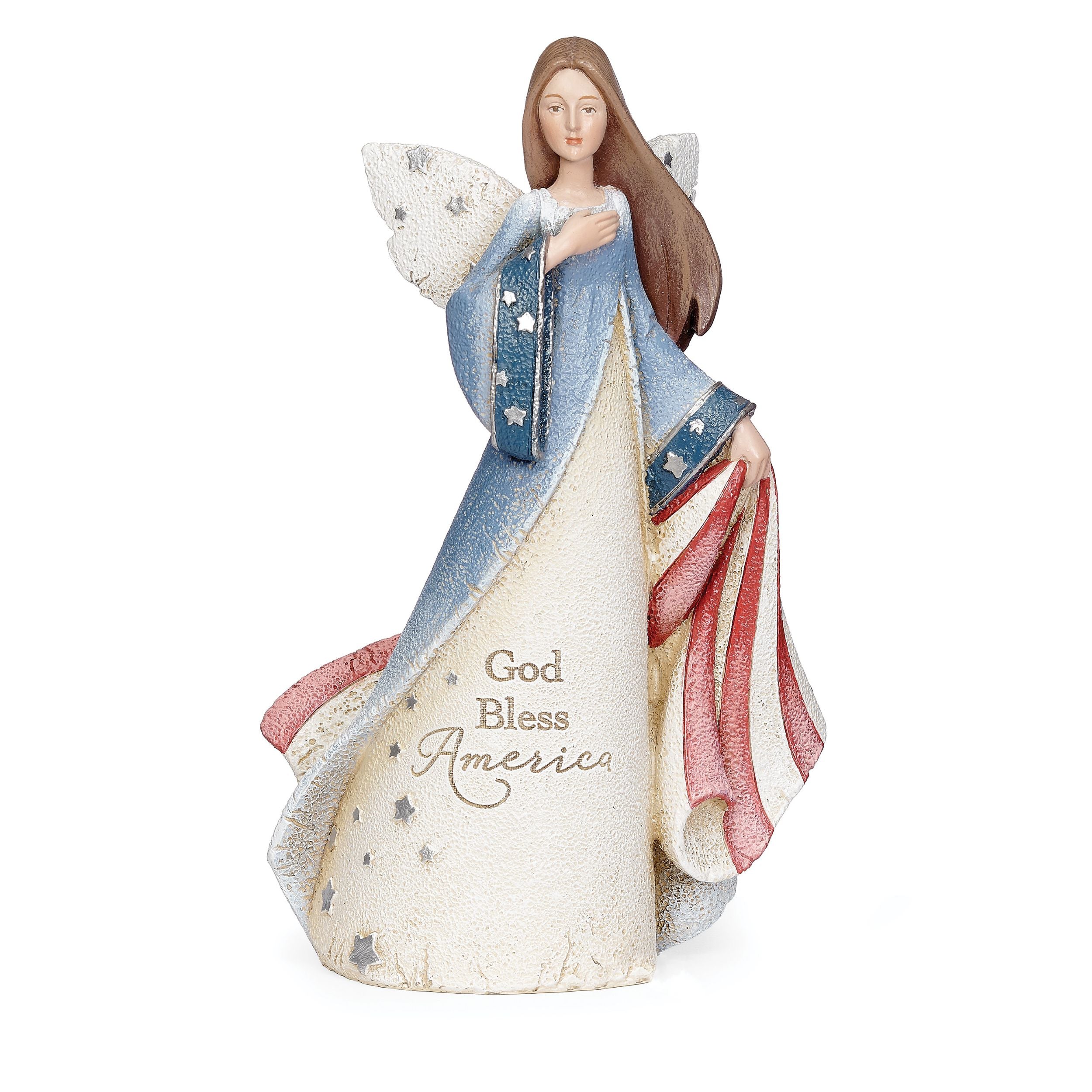 God Bless America Angel Figure