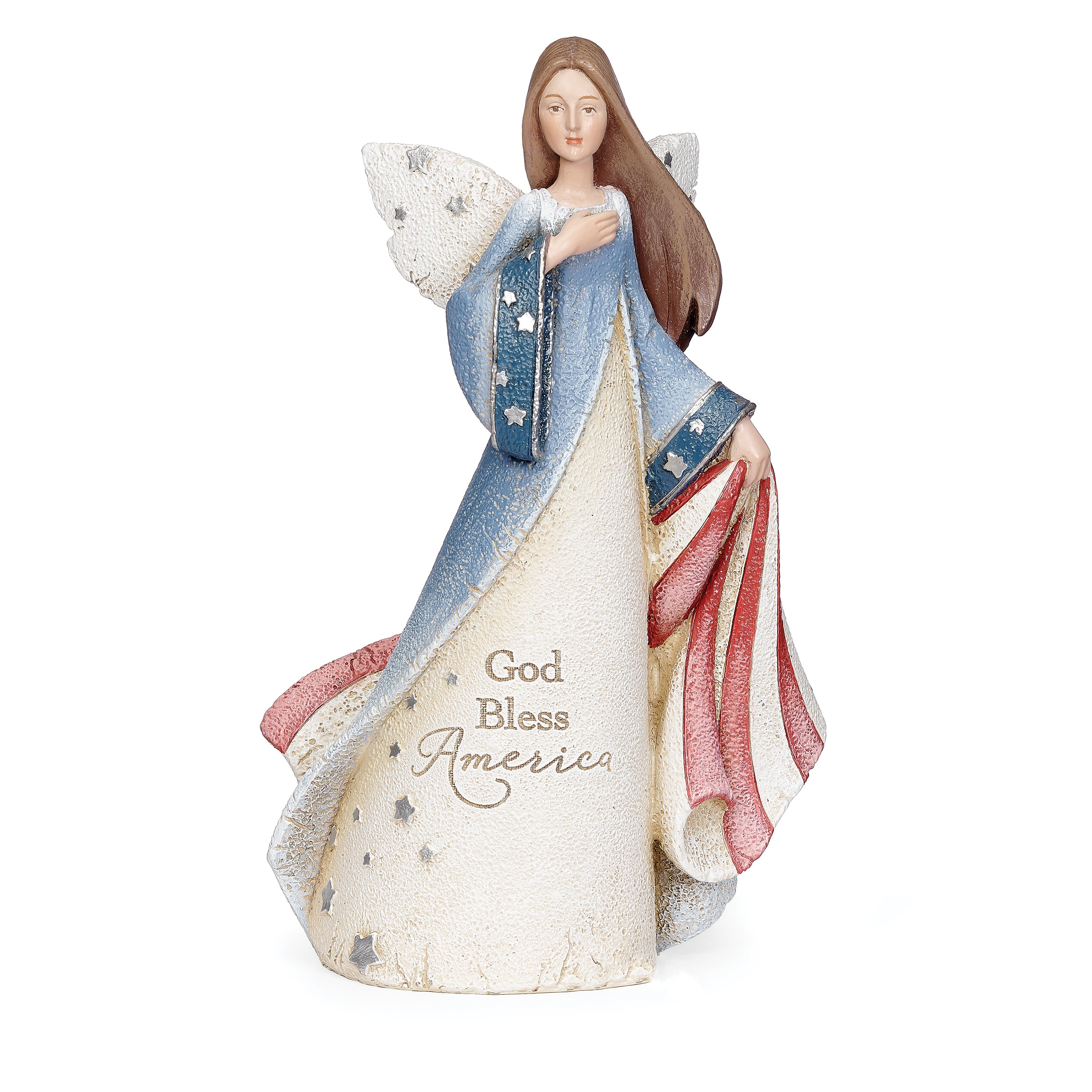God Bless America Angel Figure