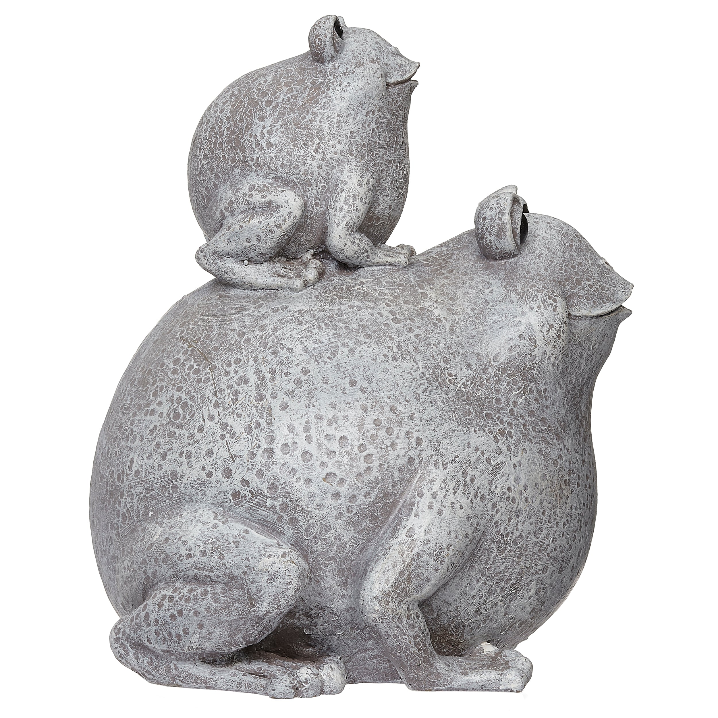Pudgy Pals Mama Frog & Baby Garden Statue
