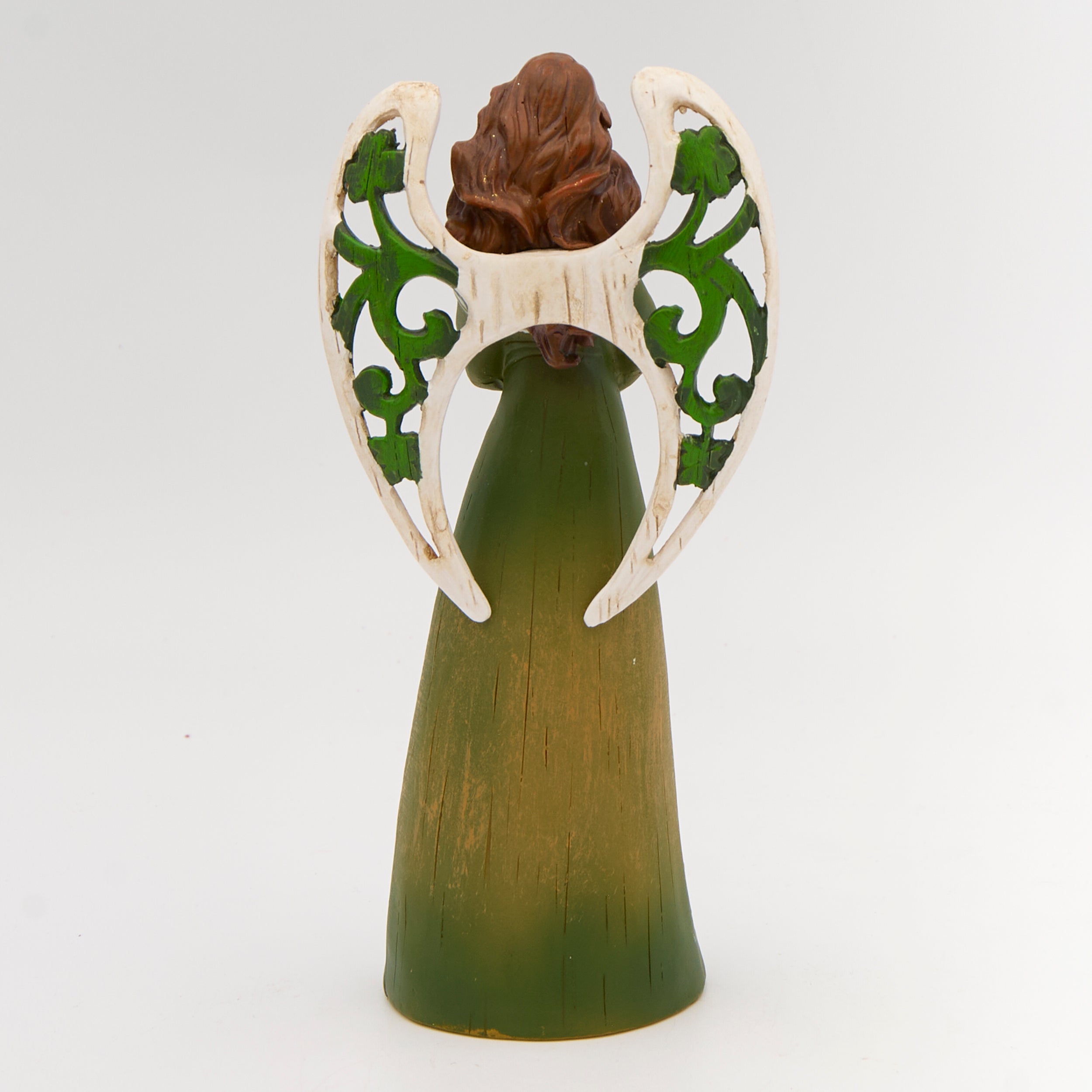 Irish Angel Figure with Celtic Knot Heart