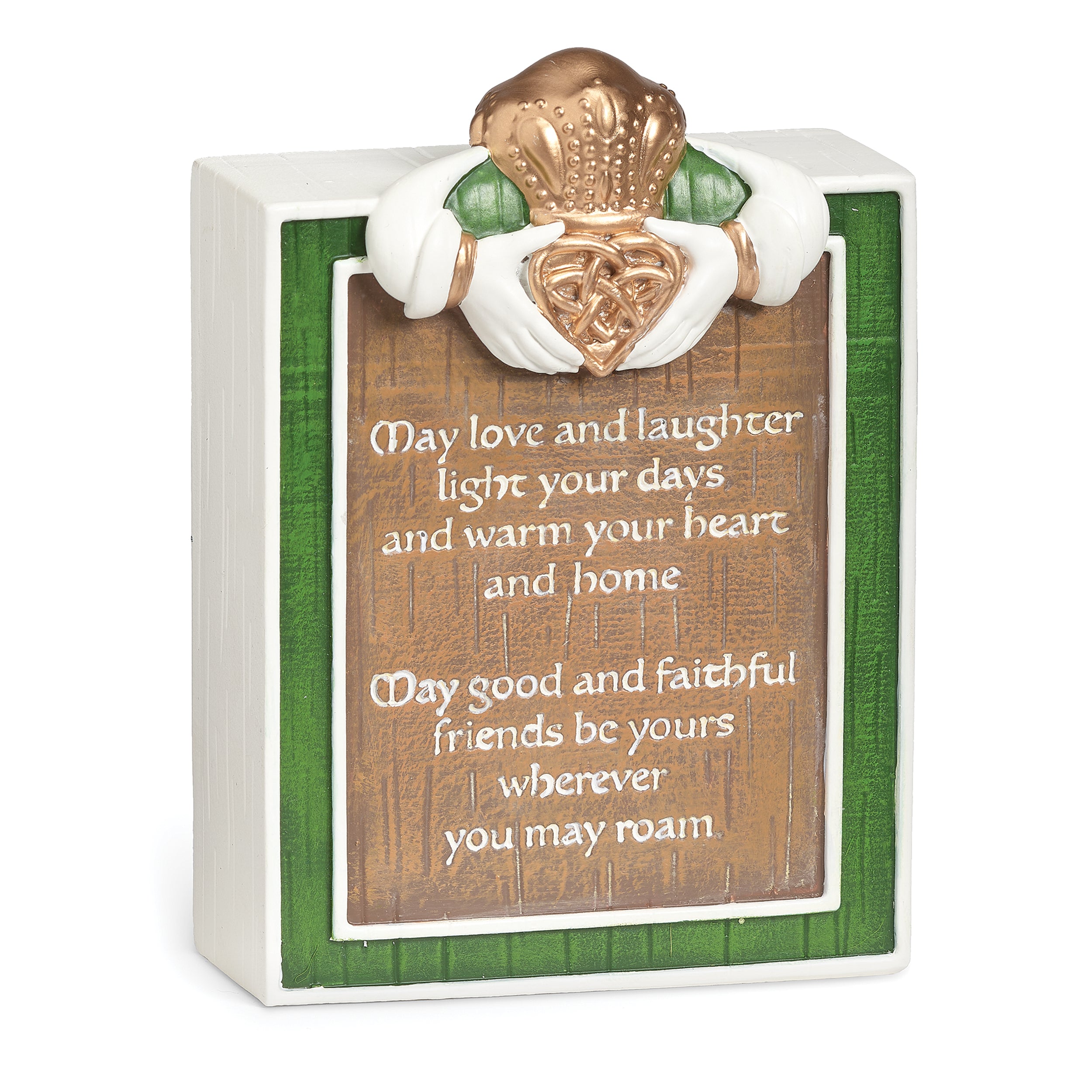 Irish Claddagh Tabletop Plaque