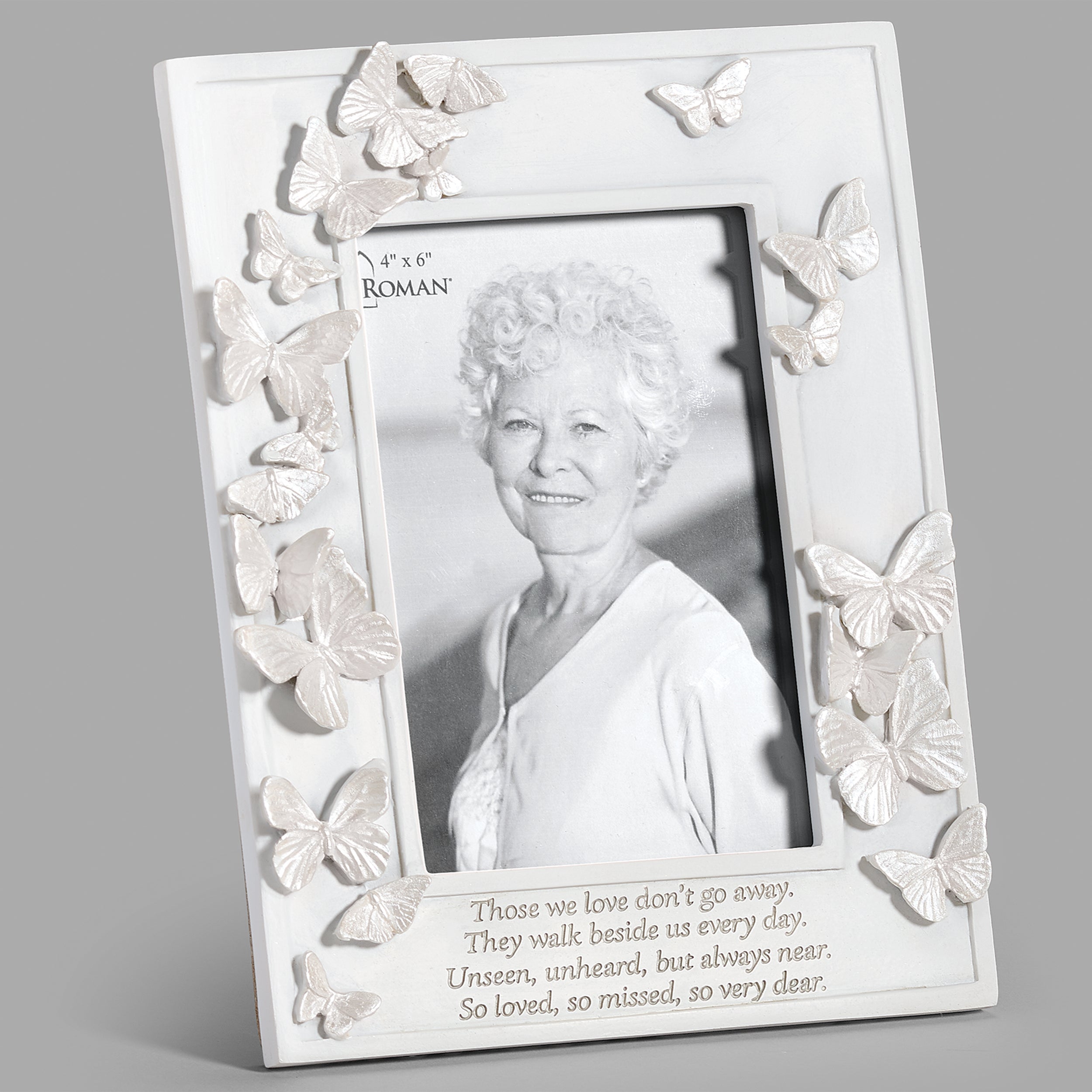 In Loving Memory Butterfly Memorial Frame