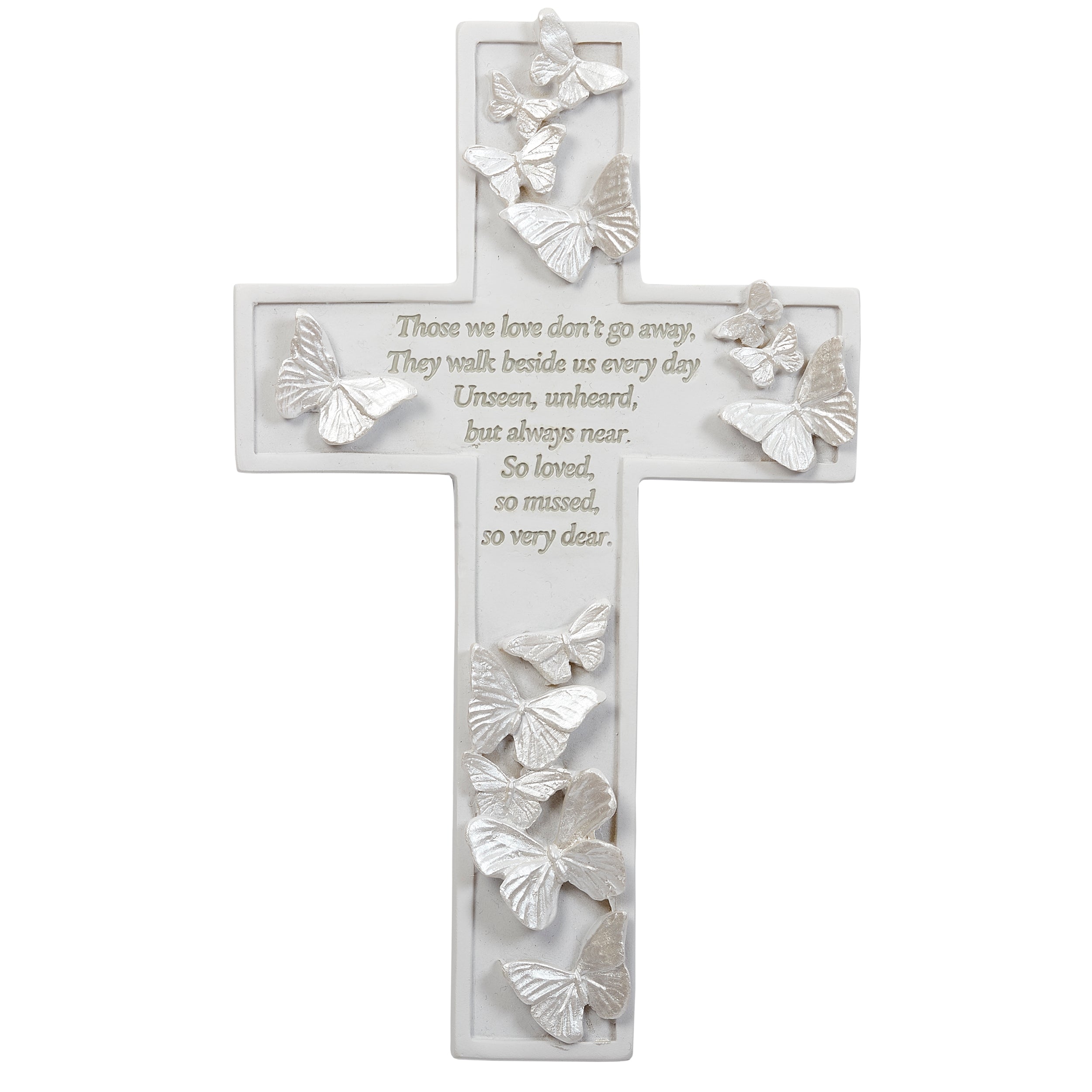 Butterfly Memorial Wall Cross