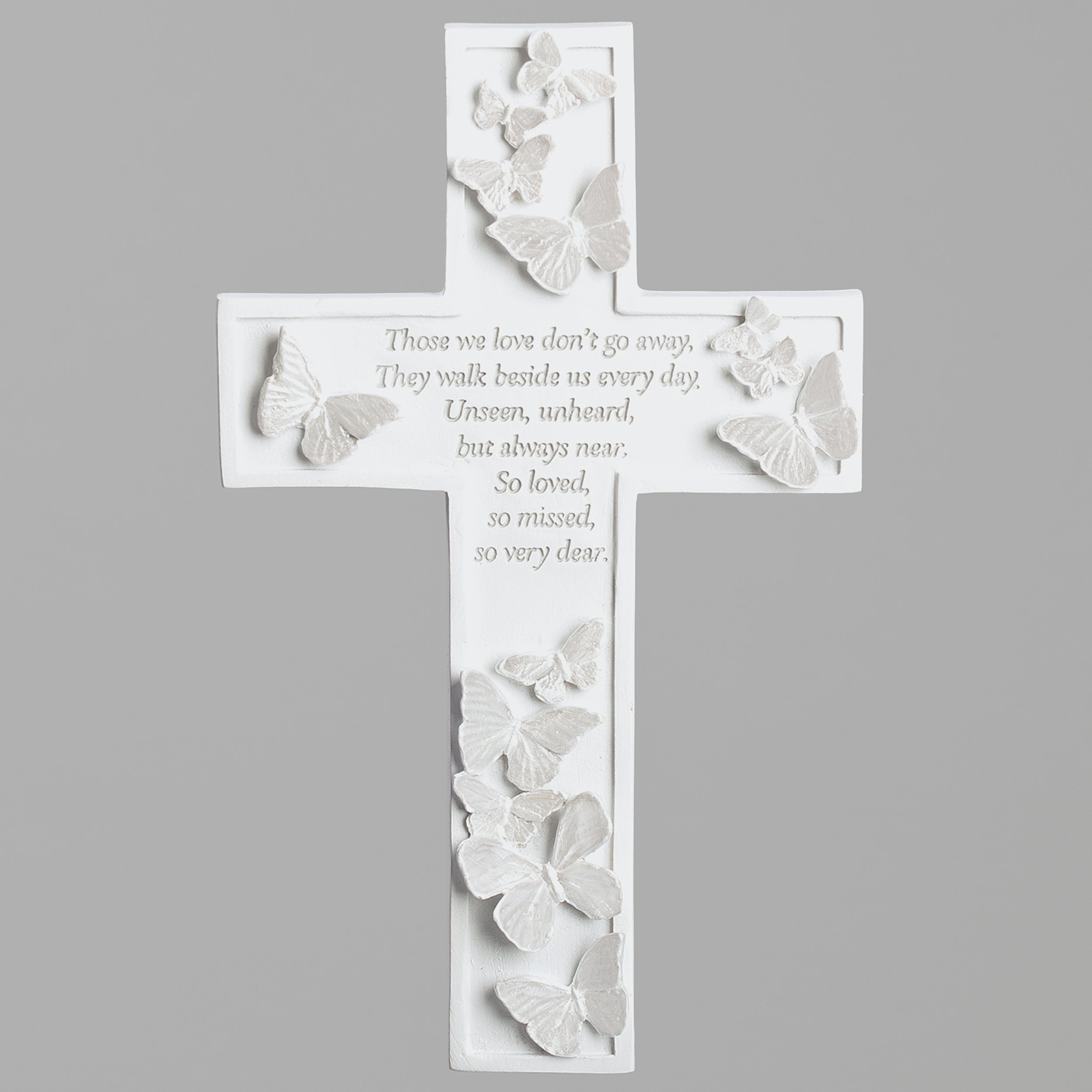 Butterfly Memorial Wall Cross