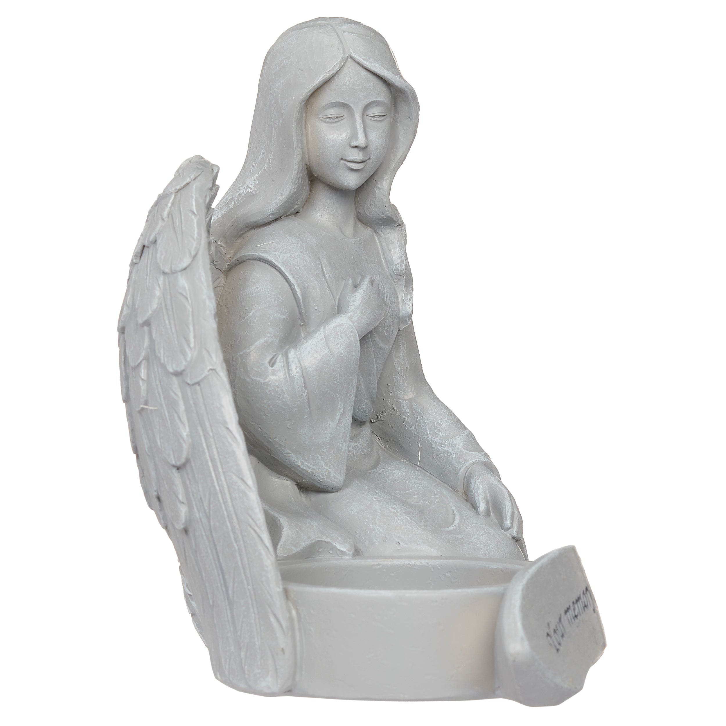 Your Memory Lights Our Hearts Angel Candle Holder