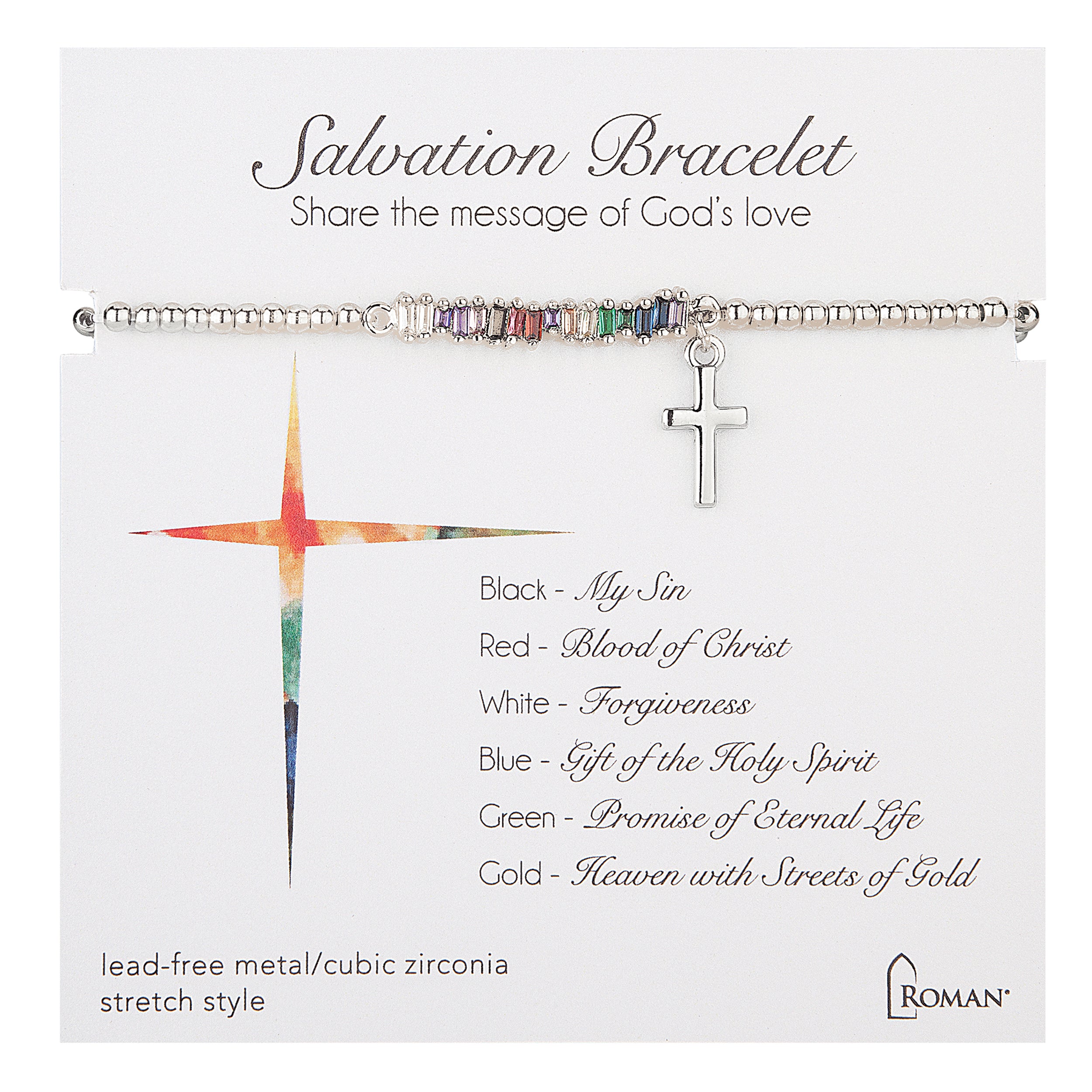 Salvation Stretch Bracelet with Color Meaning Crystal Beads