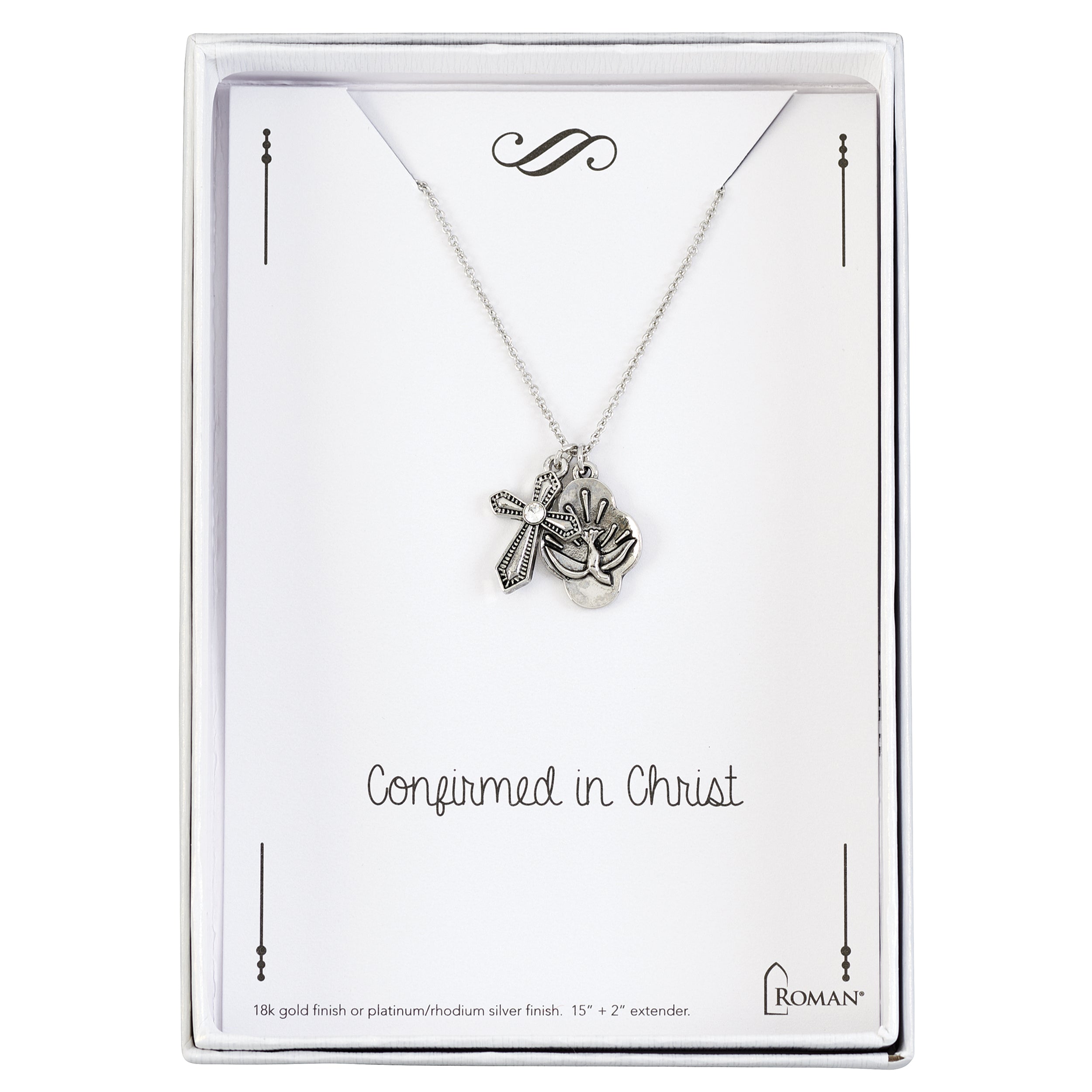 Confirmation Necklace – "Confirmed in Christ" Pendant