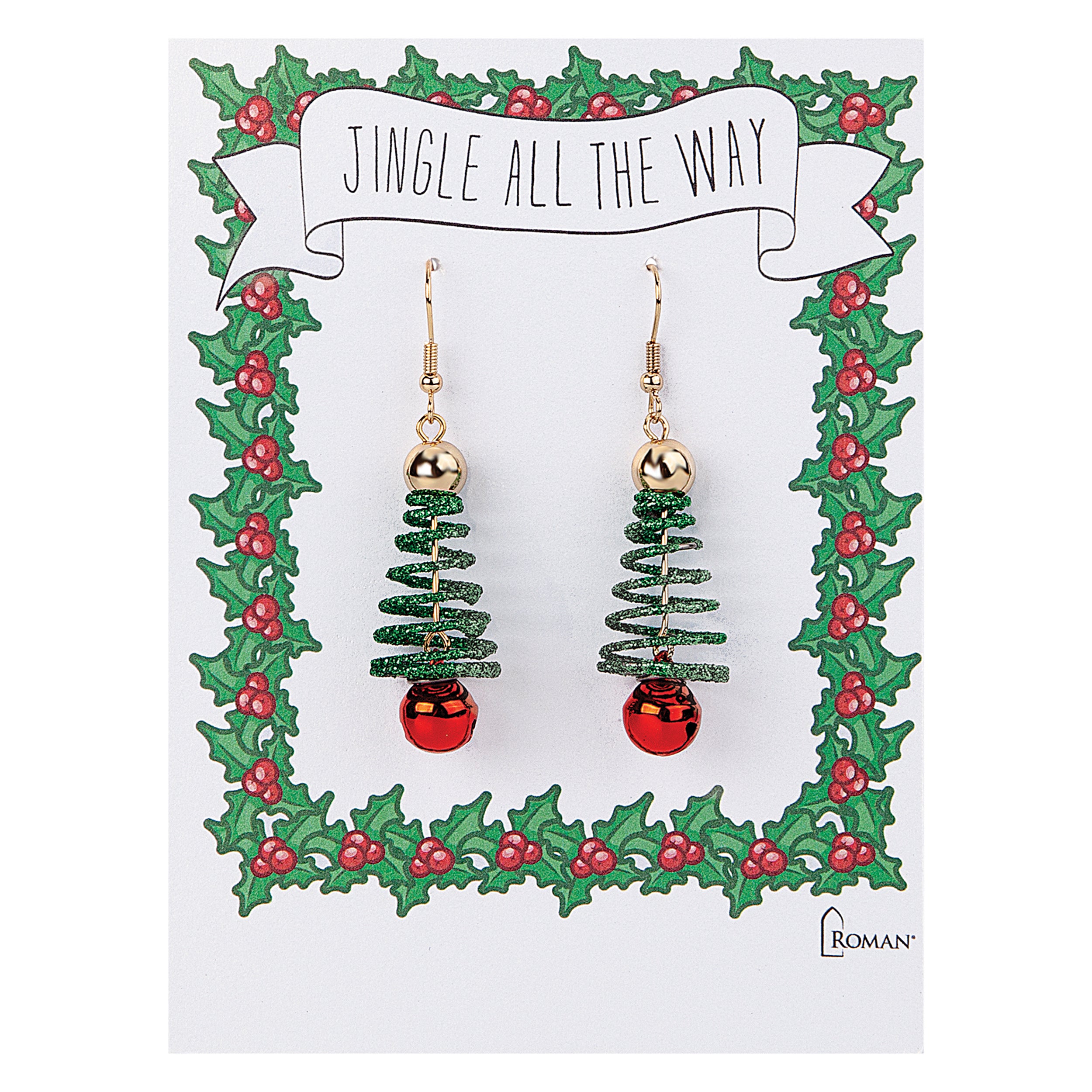 Jingle Bell Tree Earring
