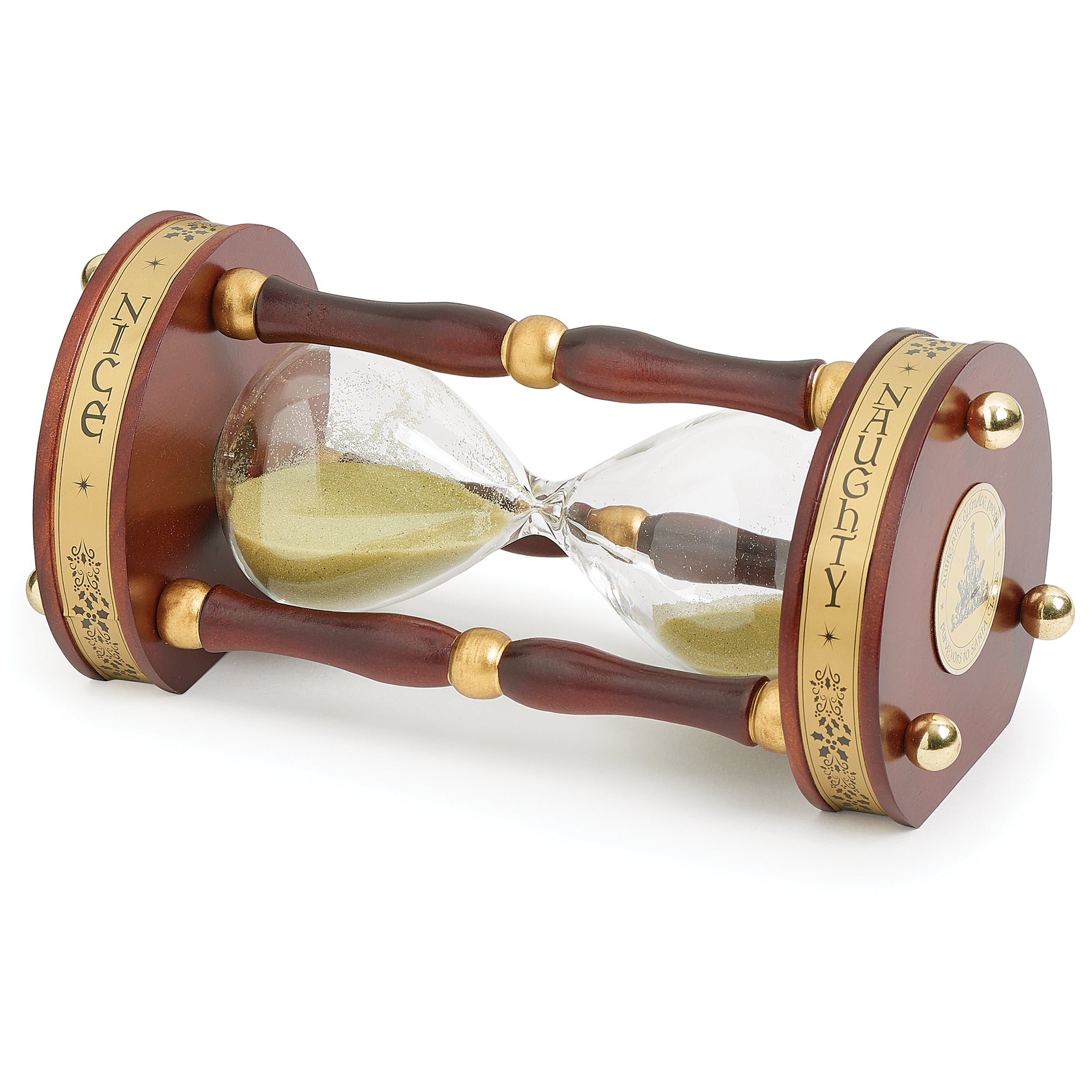 Santa Claus Naughty & Nice Year Glass