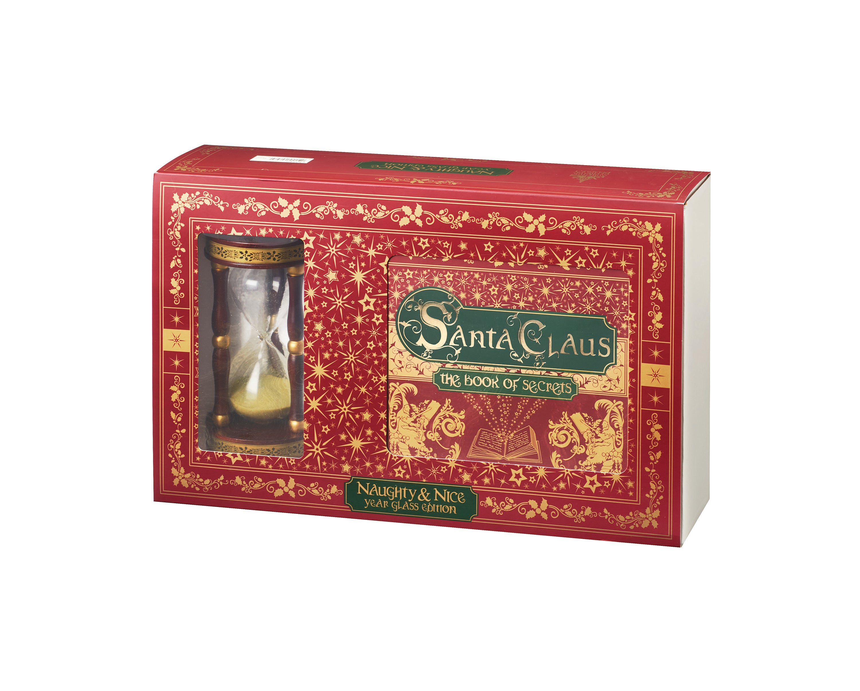 Santa Claus: Book of Secrets Book and Year Glass Set