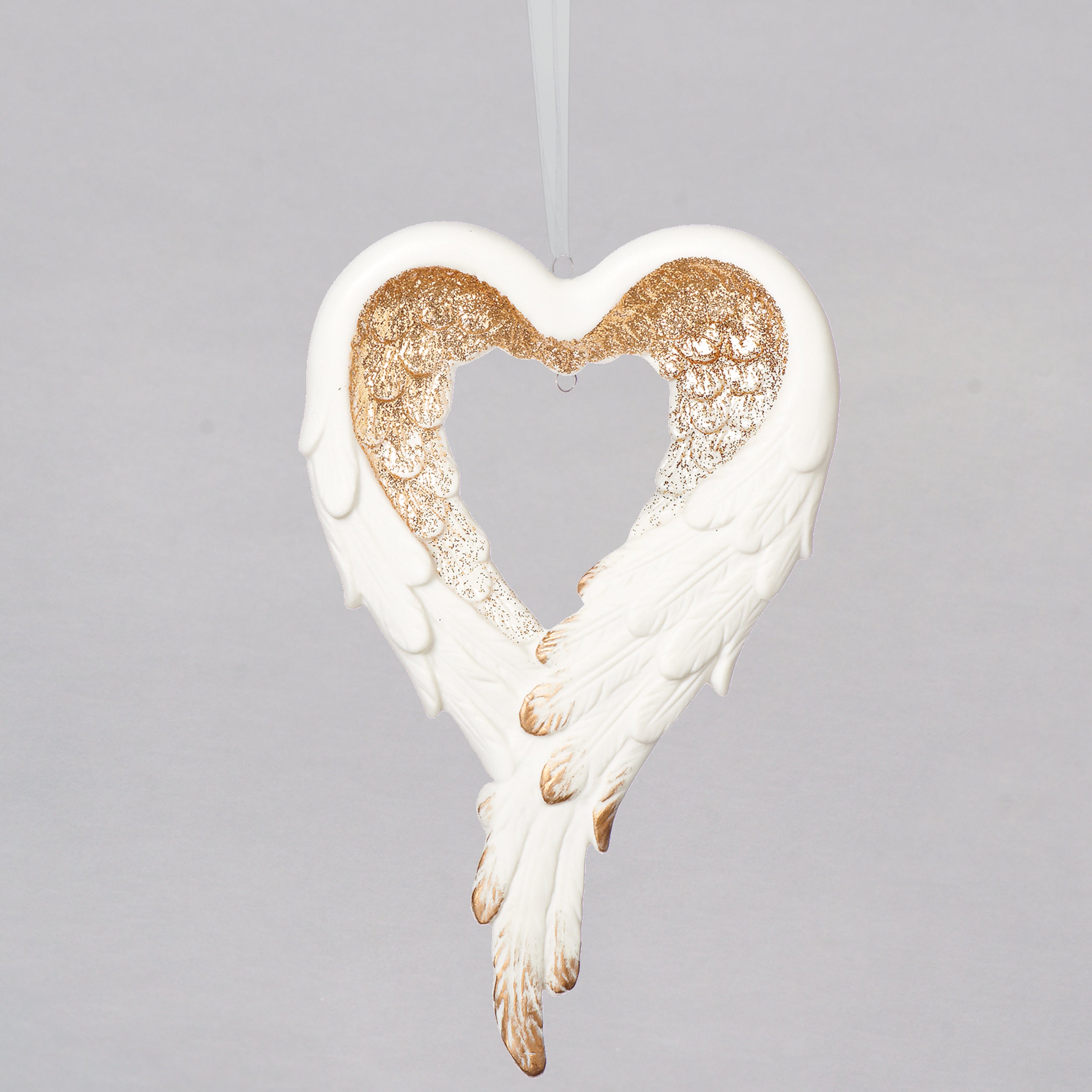 Wrapped in Angel's Wing Ornament