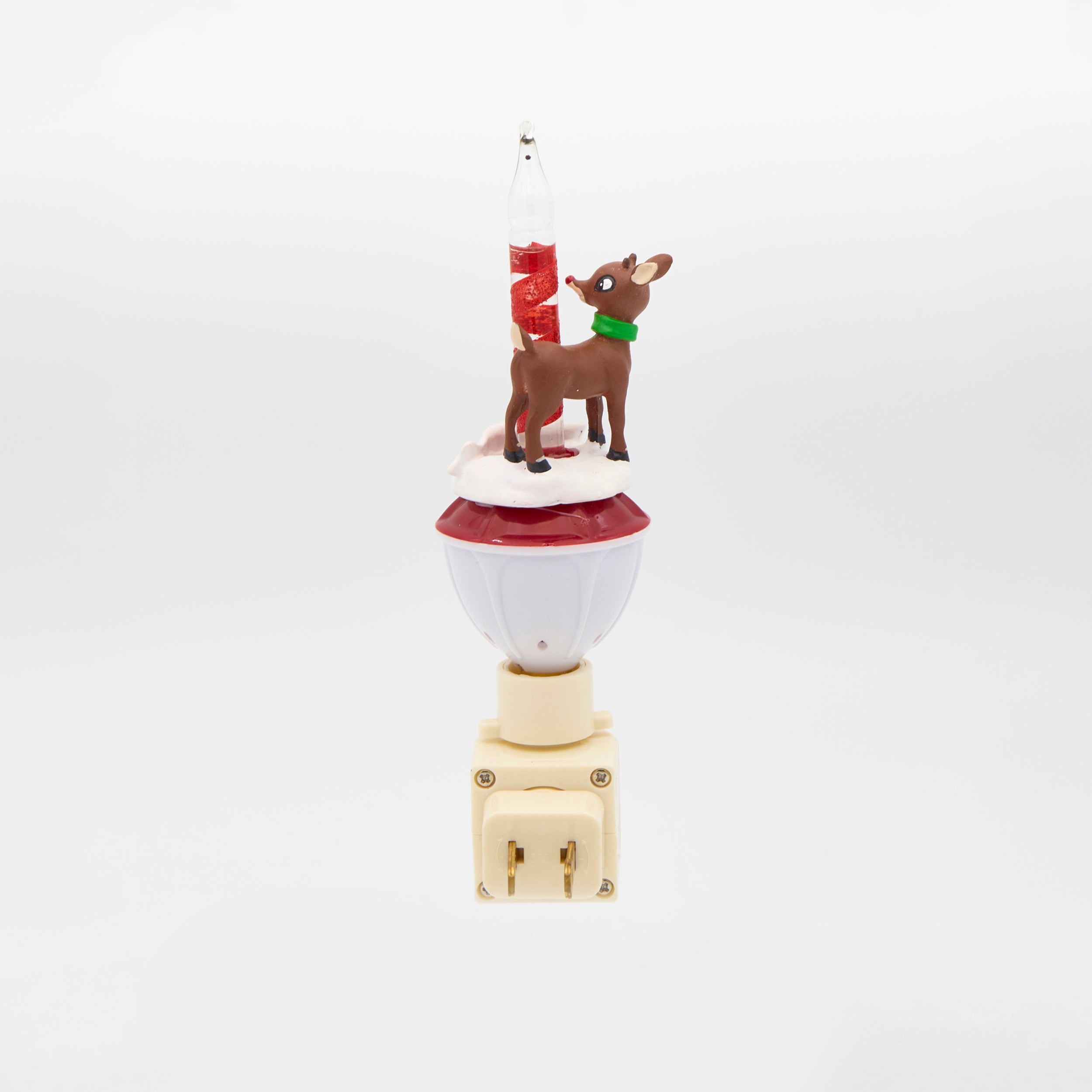 Decorative night light with a reindeer design