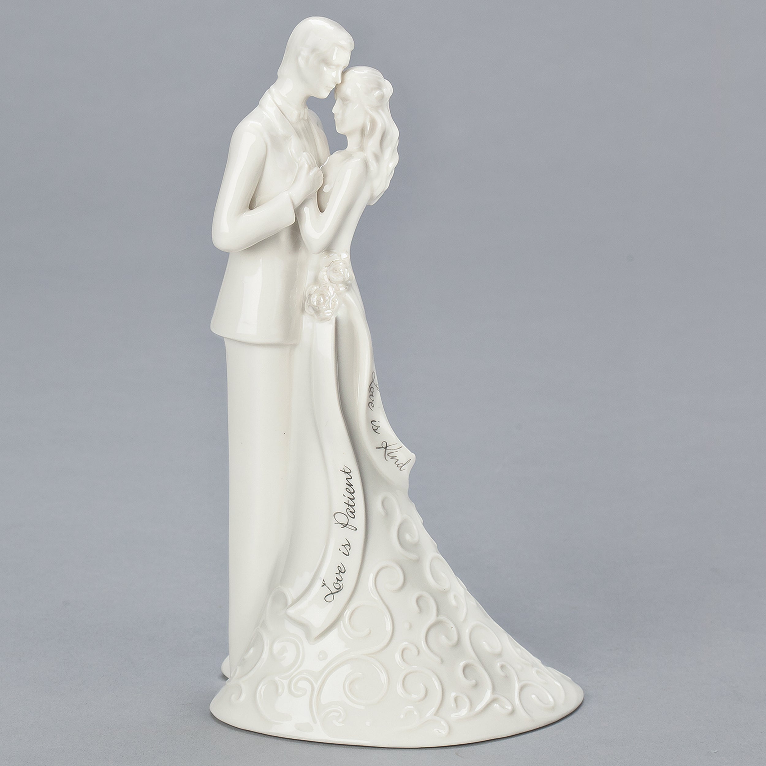 "Love is Patient, Love is Kind" Wedding Cake Topper