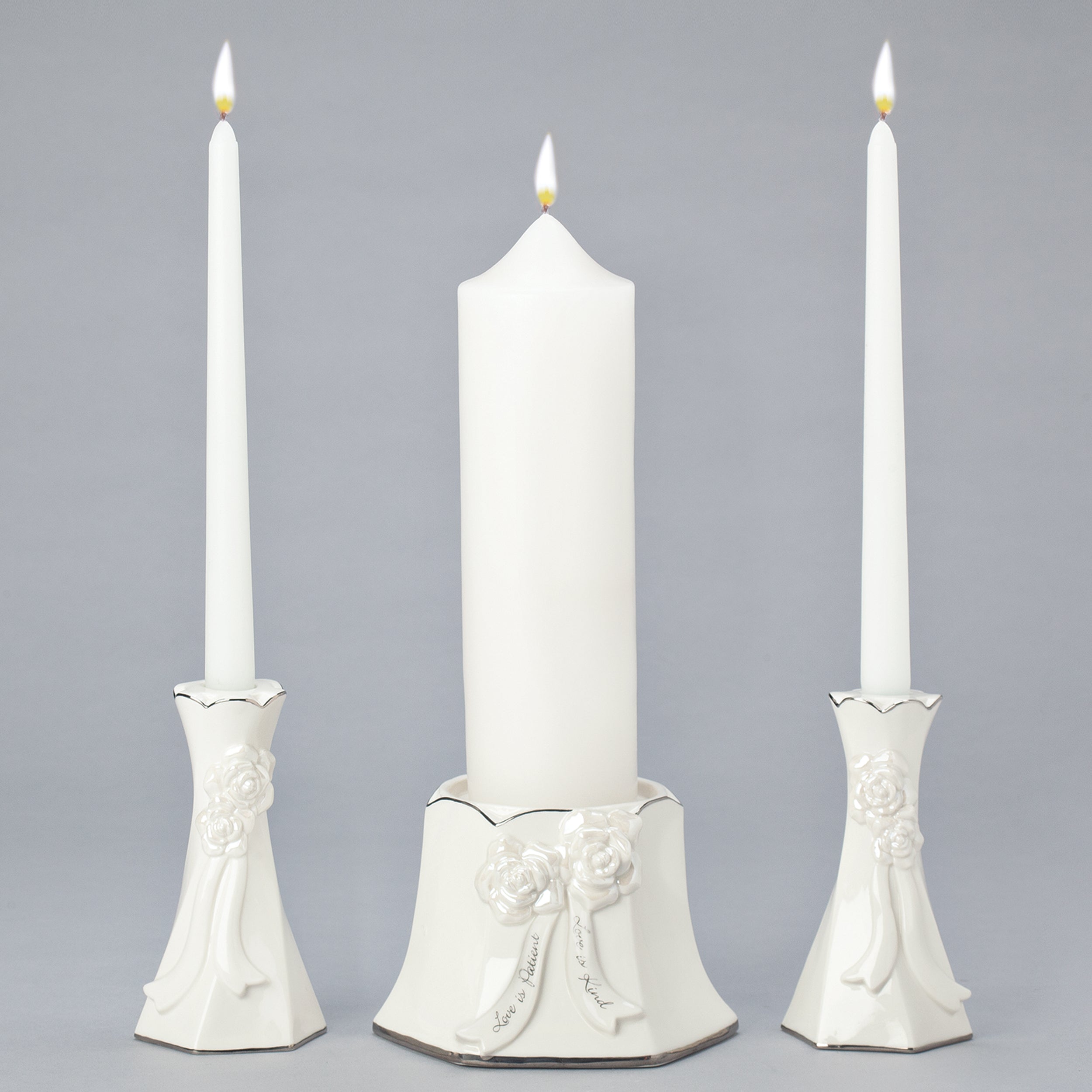 Wedding Unity Candle Holder Set
