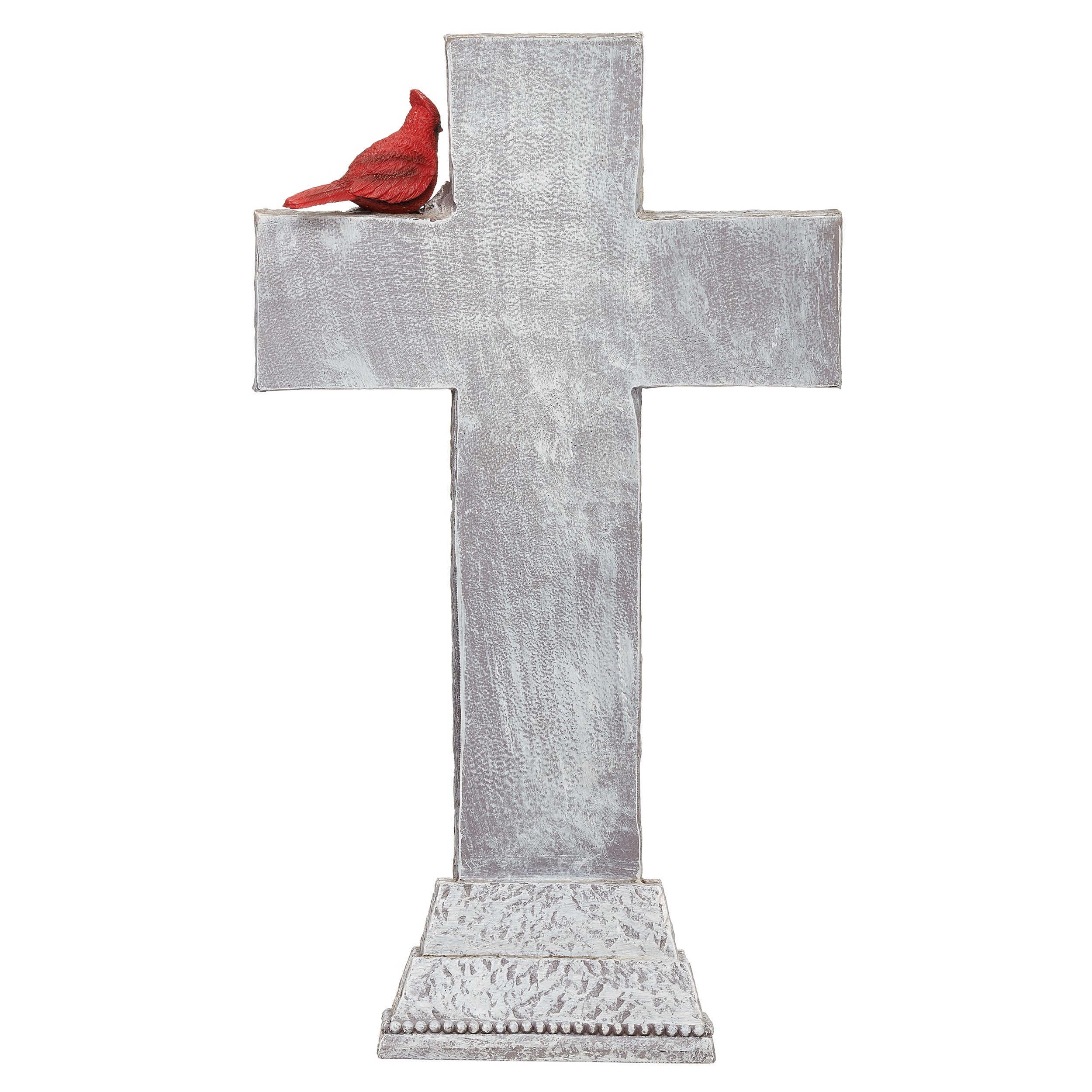 When a Cardinal Appears Memorial Garden Cross