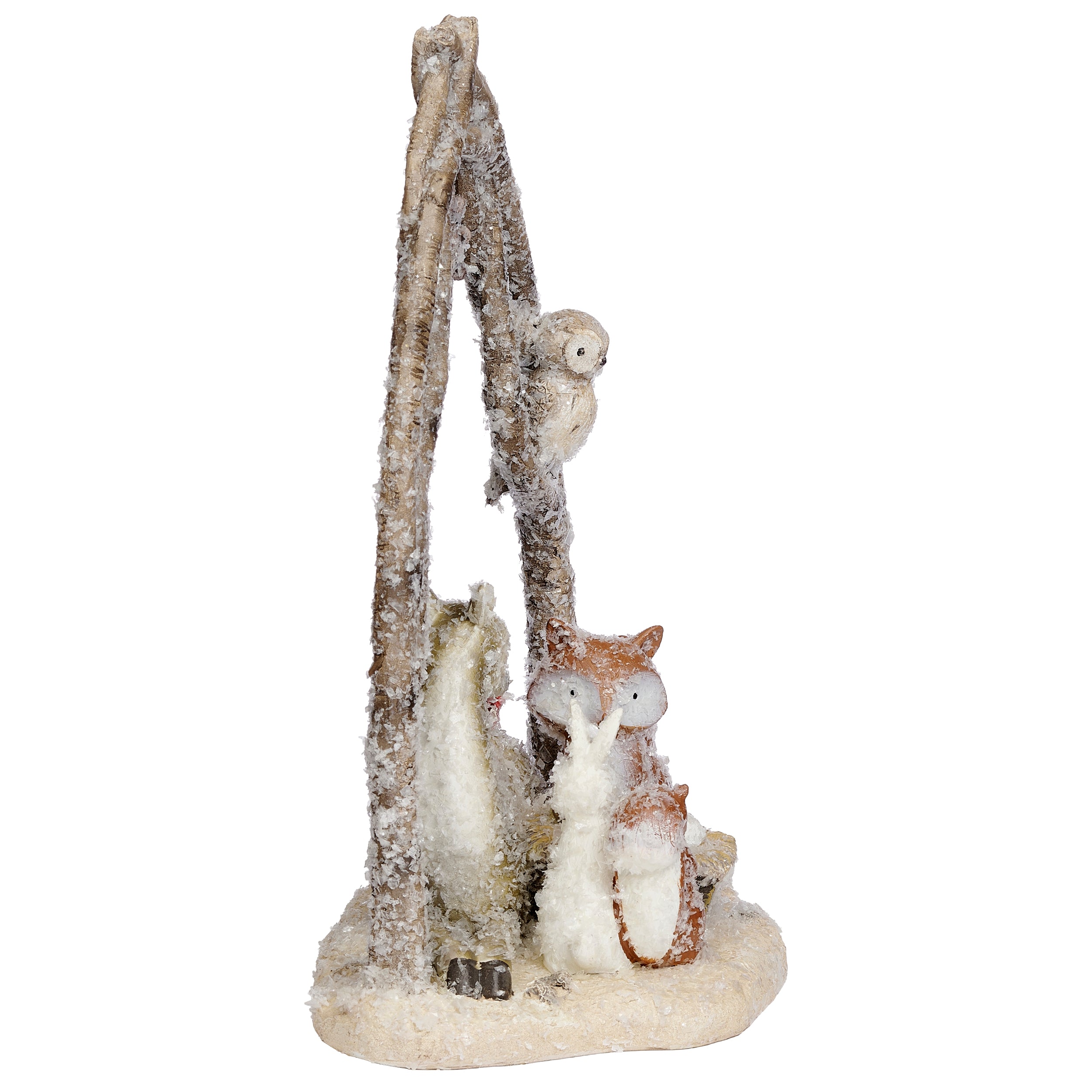 Animal Nativity with Arch & Star Birch Branch Figure