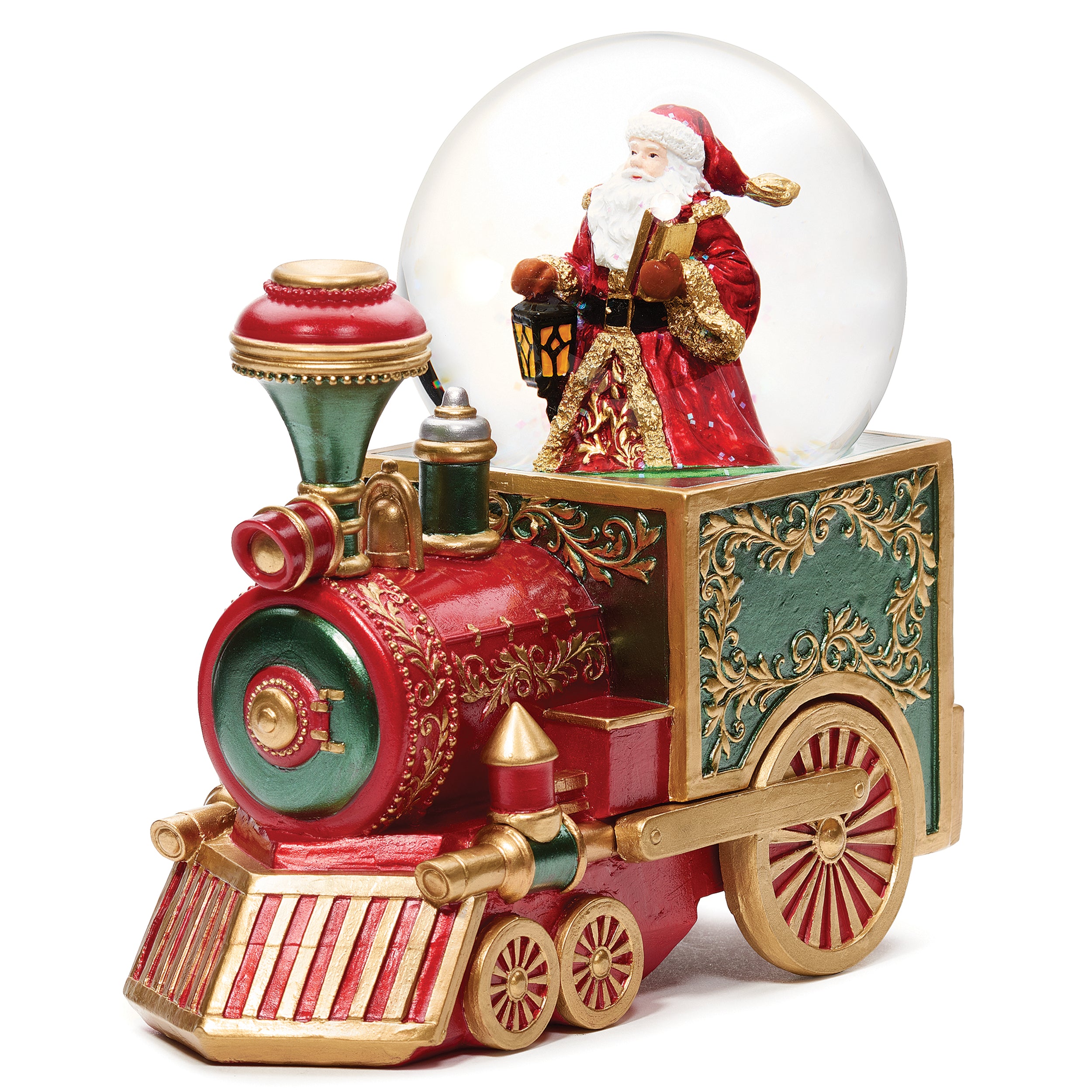 Glitterdome Musical Santa Red Train  – "We Wish You a Merry Christmas" Tune