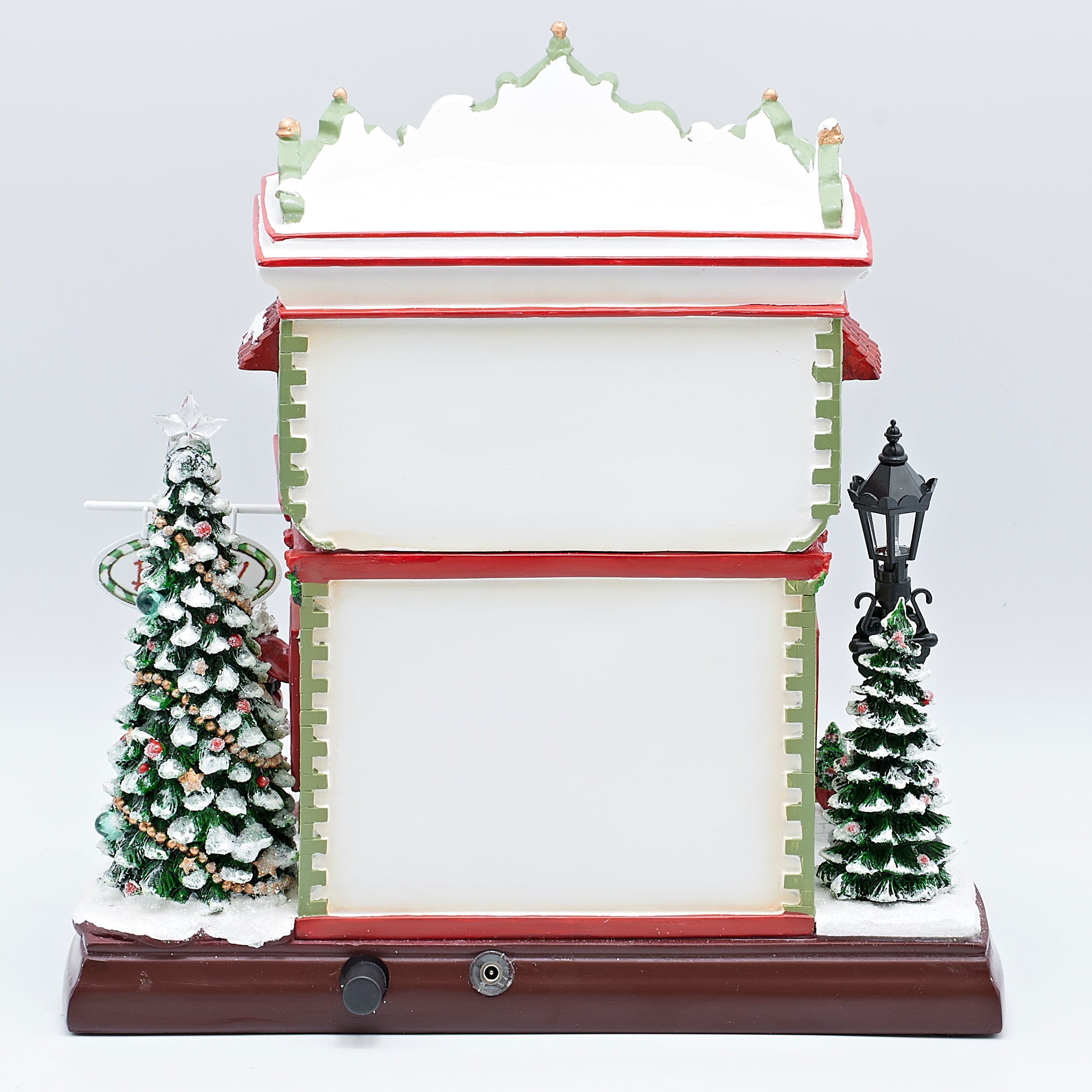 Amusements Christmas Village Musical Bakery & Candy Store with Rotating Cake