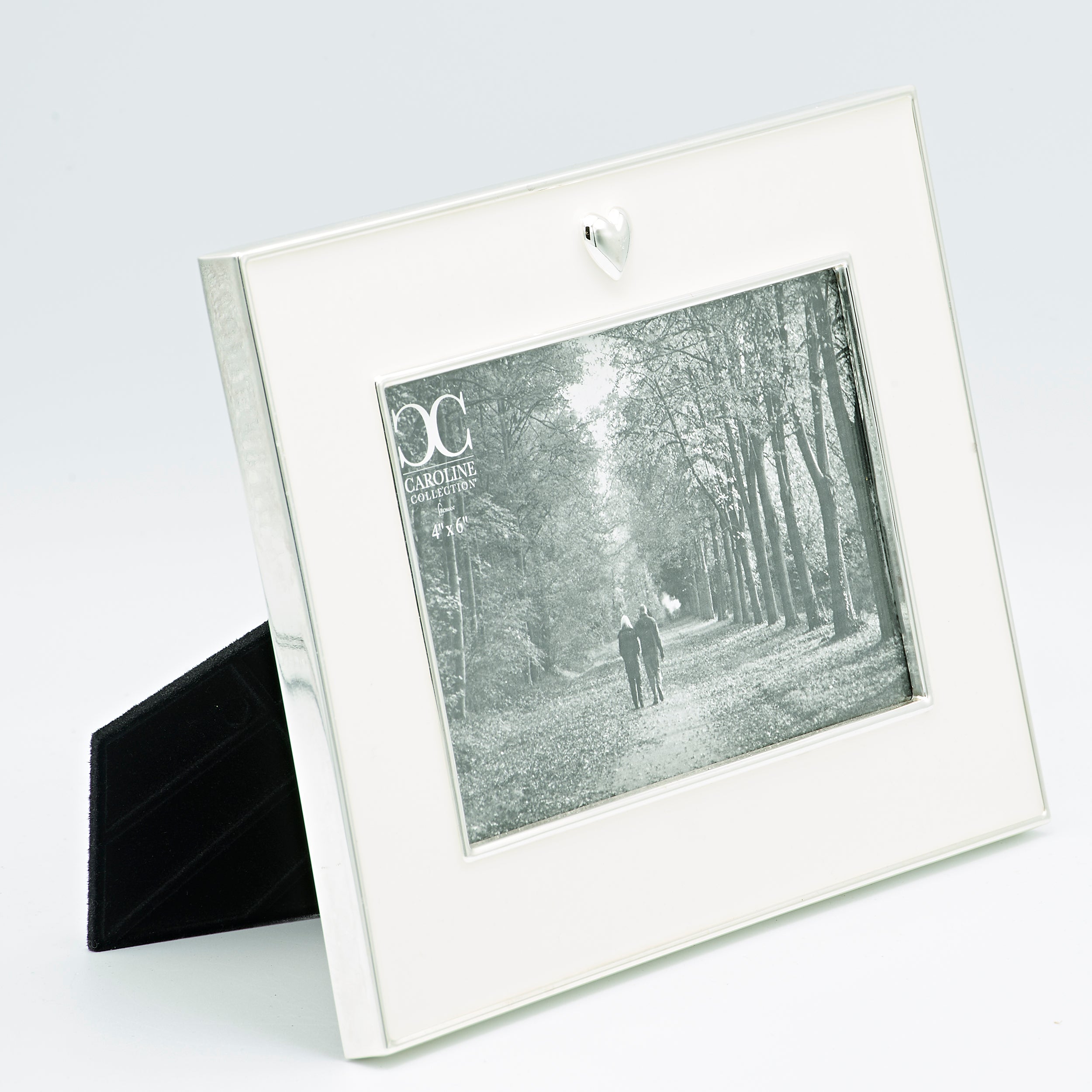 Caroline Collection Silver Heart Frame