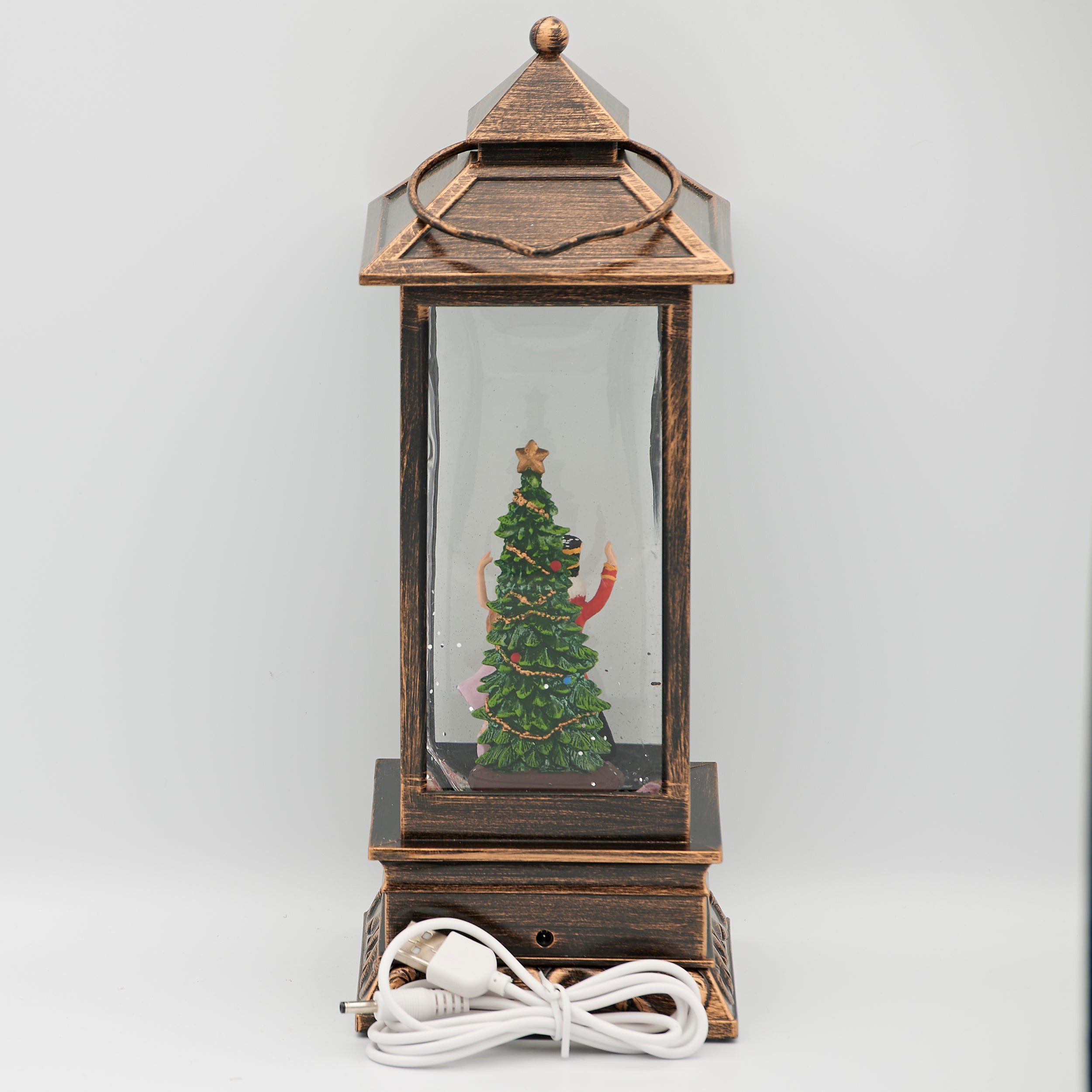 Confetti Lites Lighted Swirl Nutcracker Lantern