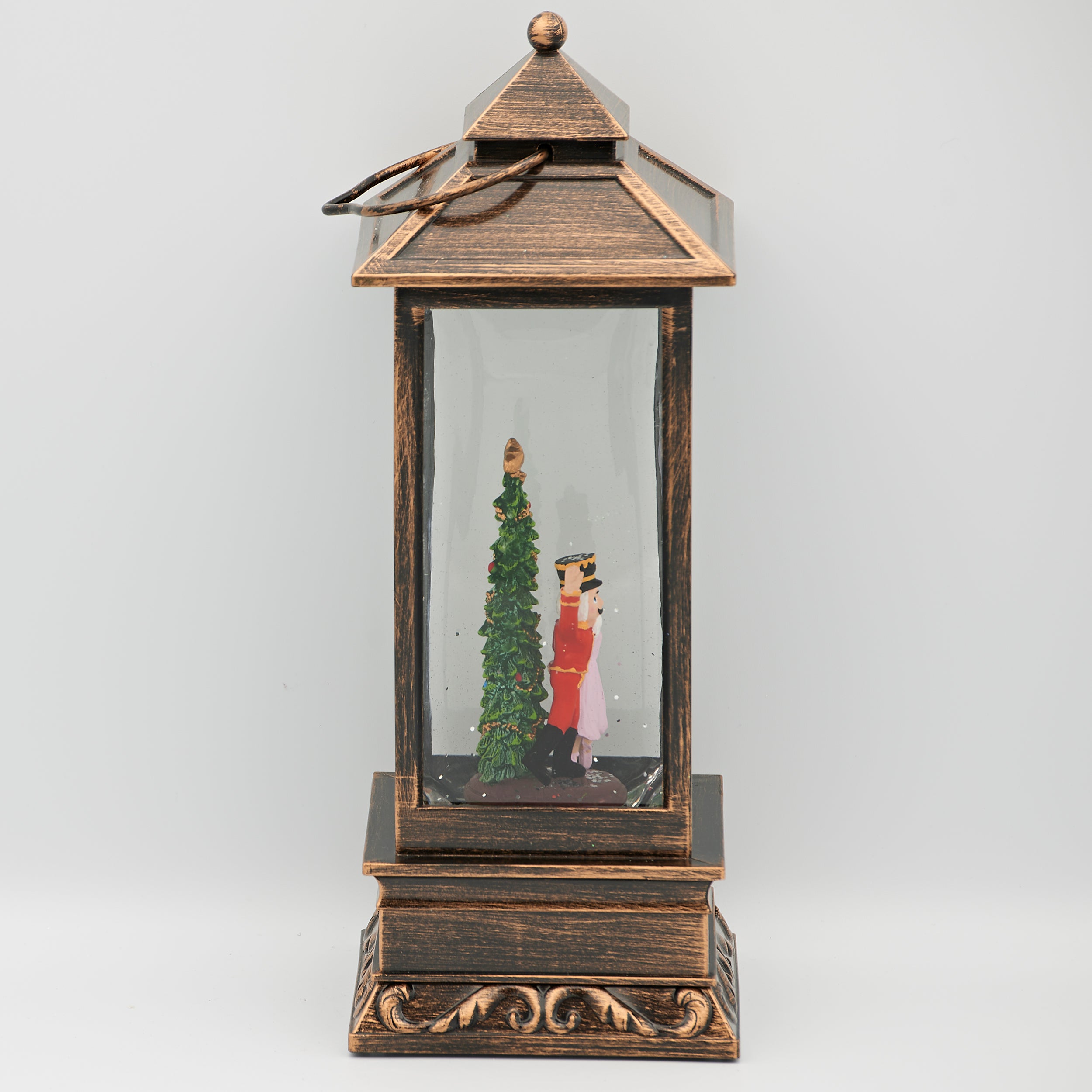 Confetti Lites Lighted Swirl Nutcracker Lantern