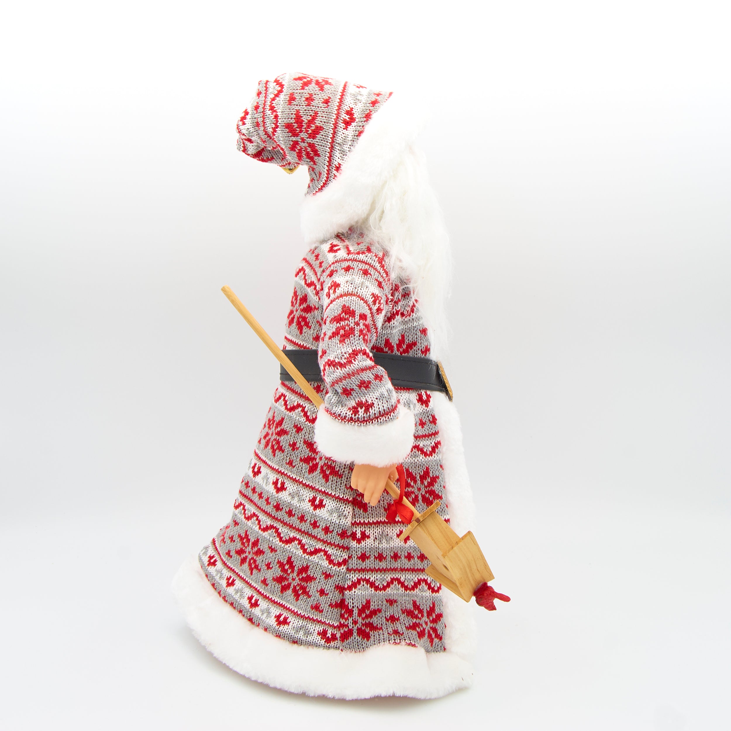 Santa Treetopper with Birdhouse