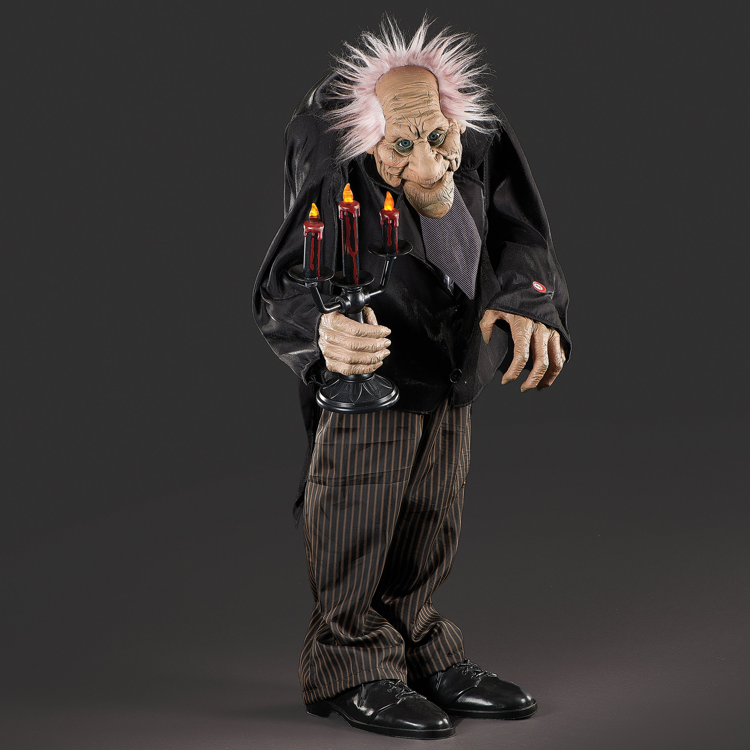 Lighted Hunchback Butler with Spooky Sound & Motion