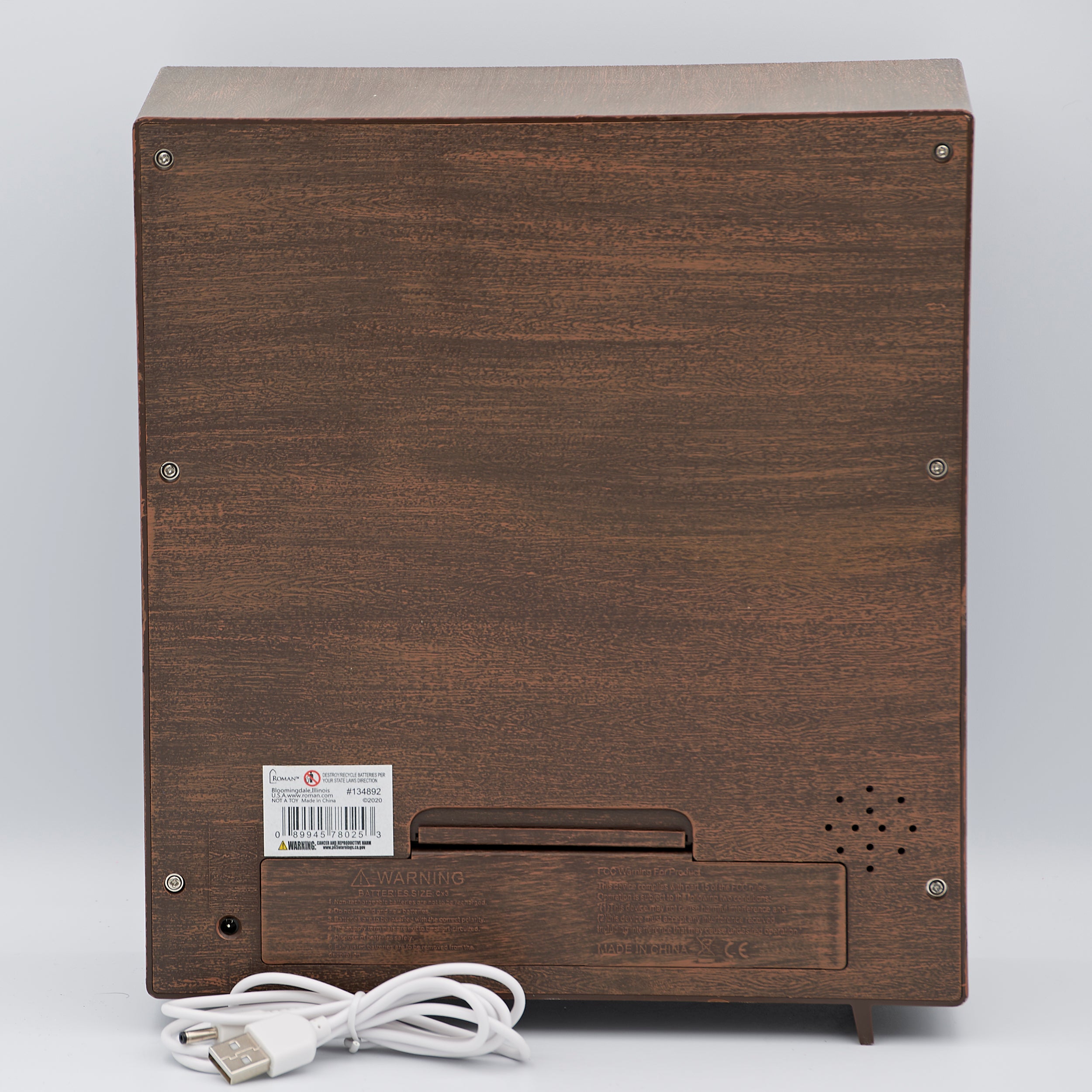 Confetti Lites Lighted Musical Swirl Retro TV with Santa & Kids