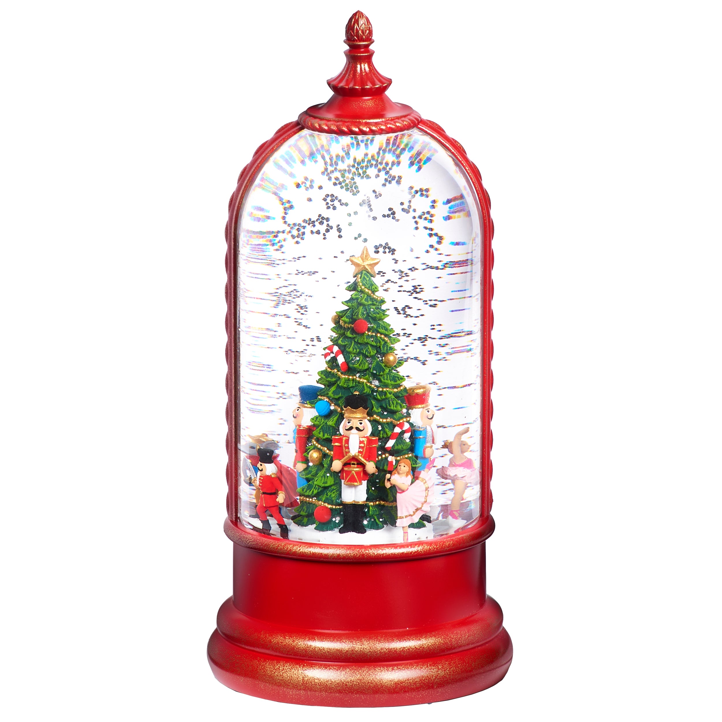 Confetti Lites Lighted Musical Swirl  Rotating Nutcracker