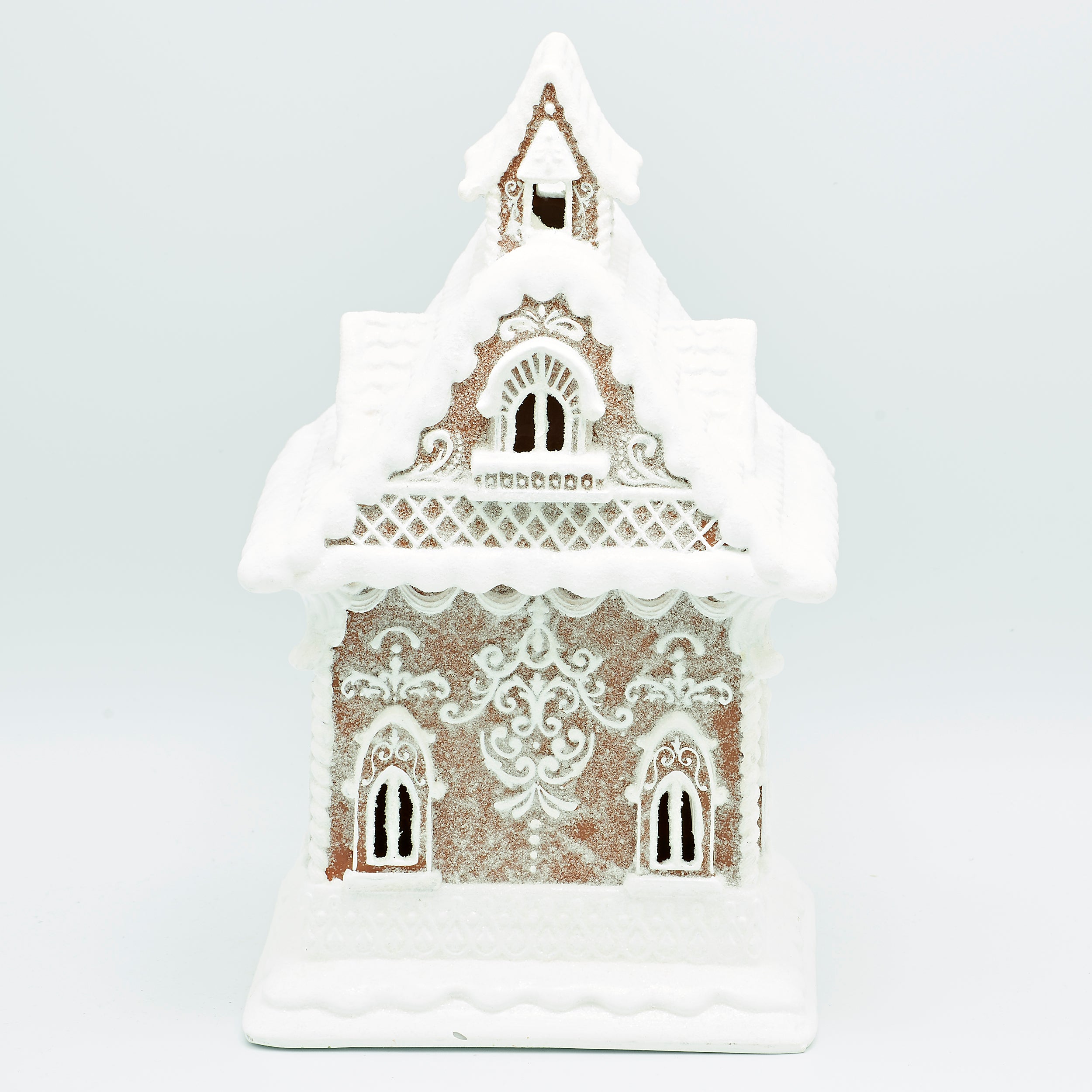 Lighted Gingerbread House
