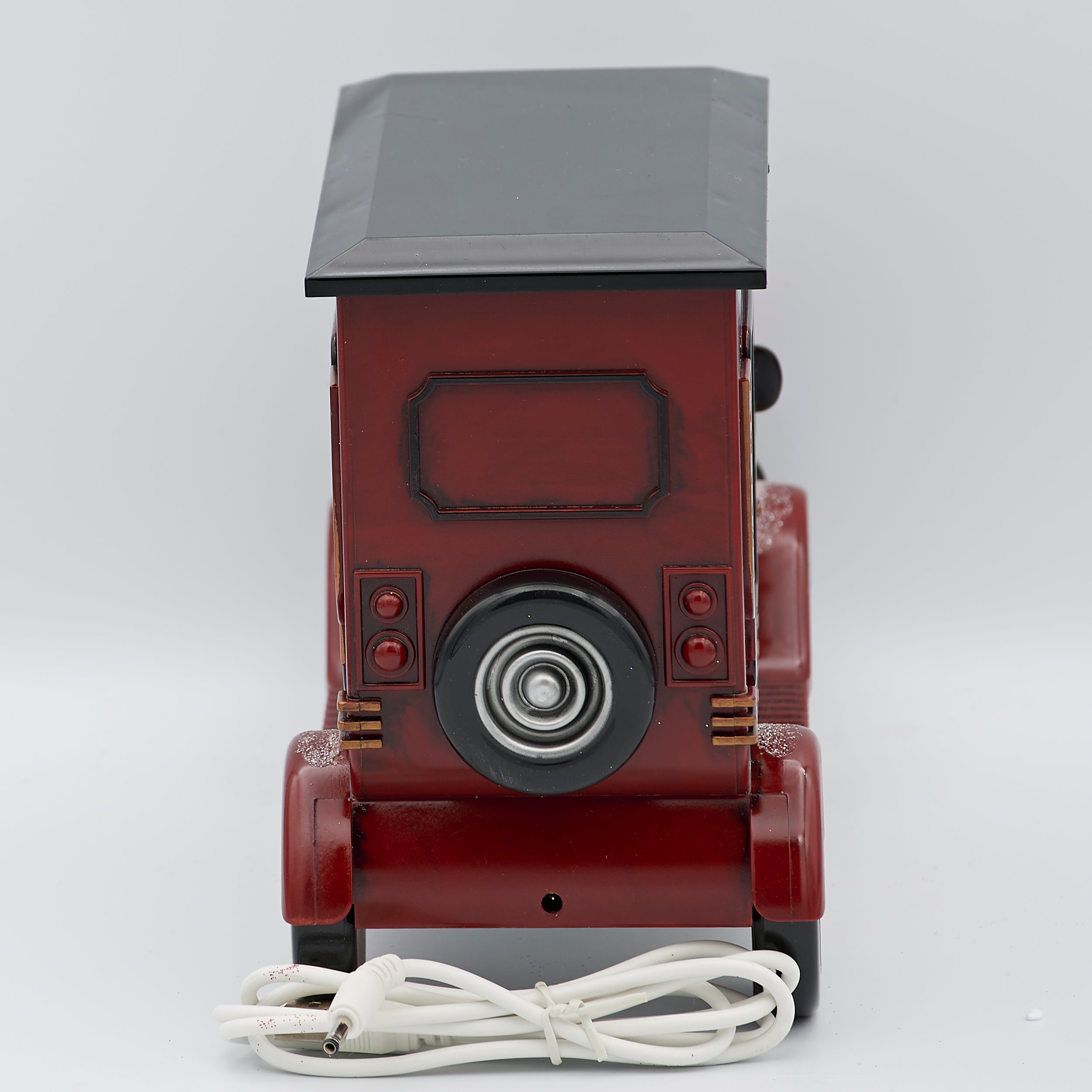 Confetti Lites Lighted Swirl Red Delivery Truck with Santa & Snowman