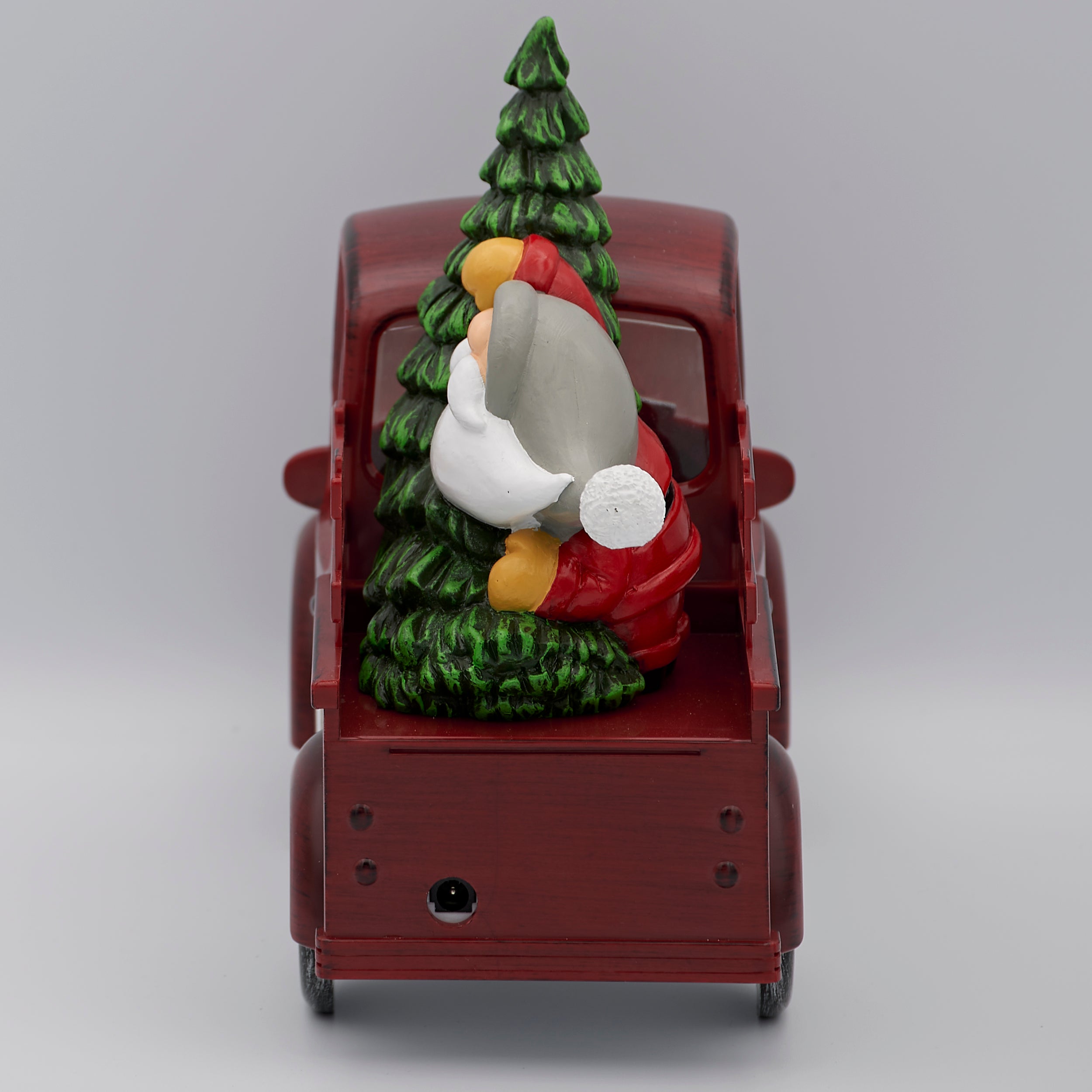 Confetti Lites Lighted Swirl Vintage Truck with Gnomes & Christmas Tree