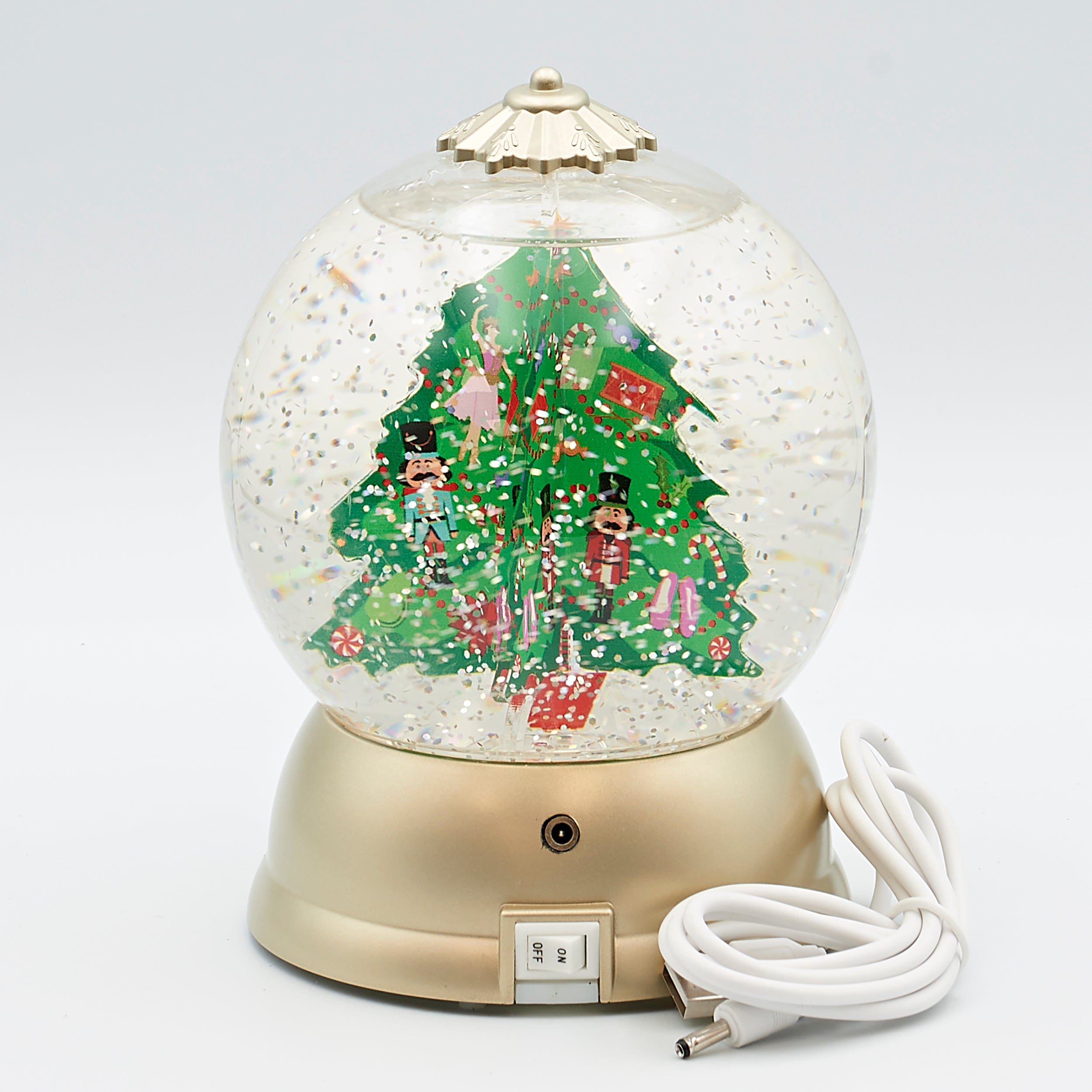 Confetti Lites Lighted Swirl Rotating Christmas Tree