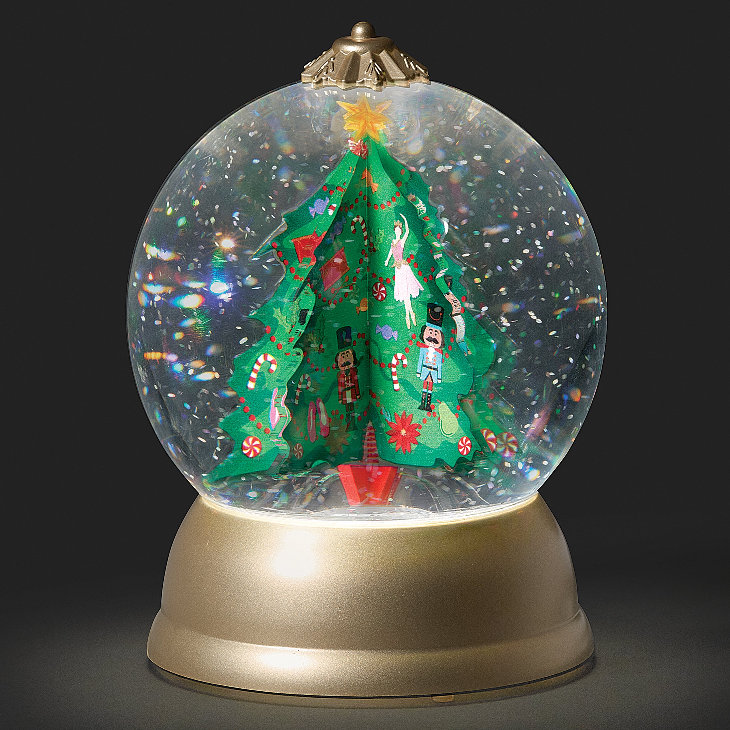 Confetti Lites Lighted Swirl Rotating Christmas Tree