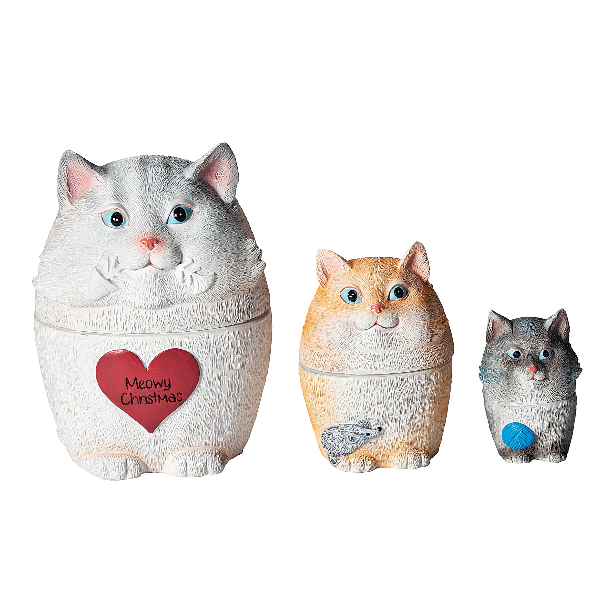 Cat-tryoshka Holiday Nesting Cat Box Set