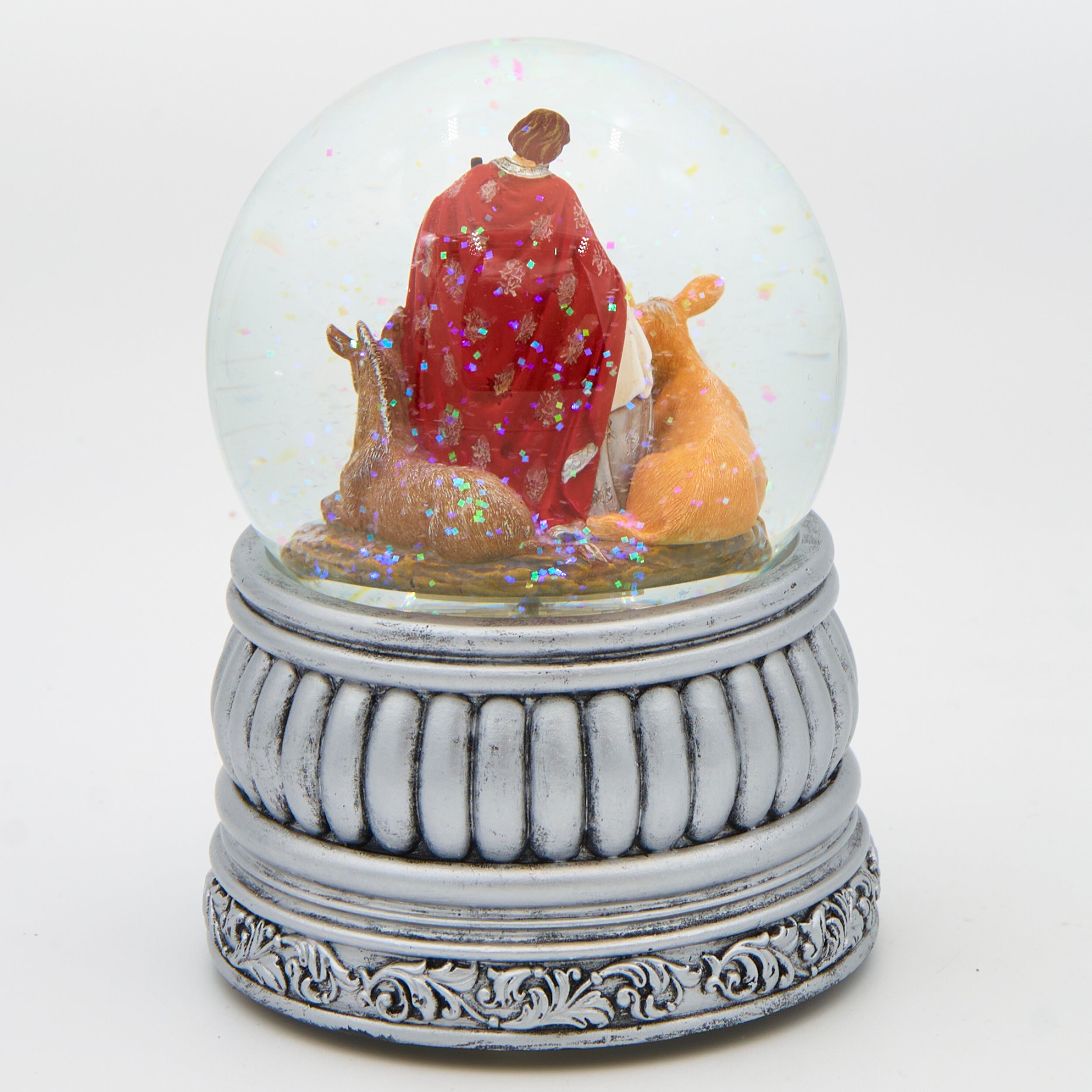 Glitterdome Musical Swirl with Holy Family – "The First Noel" Tune