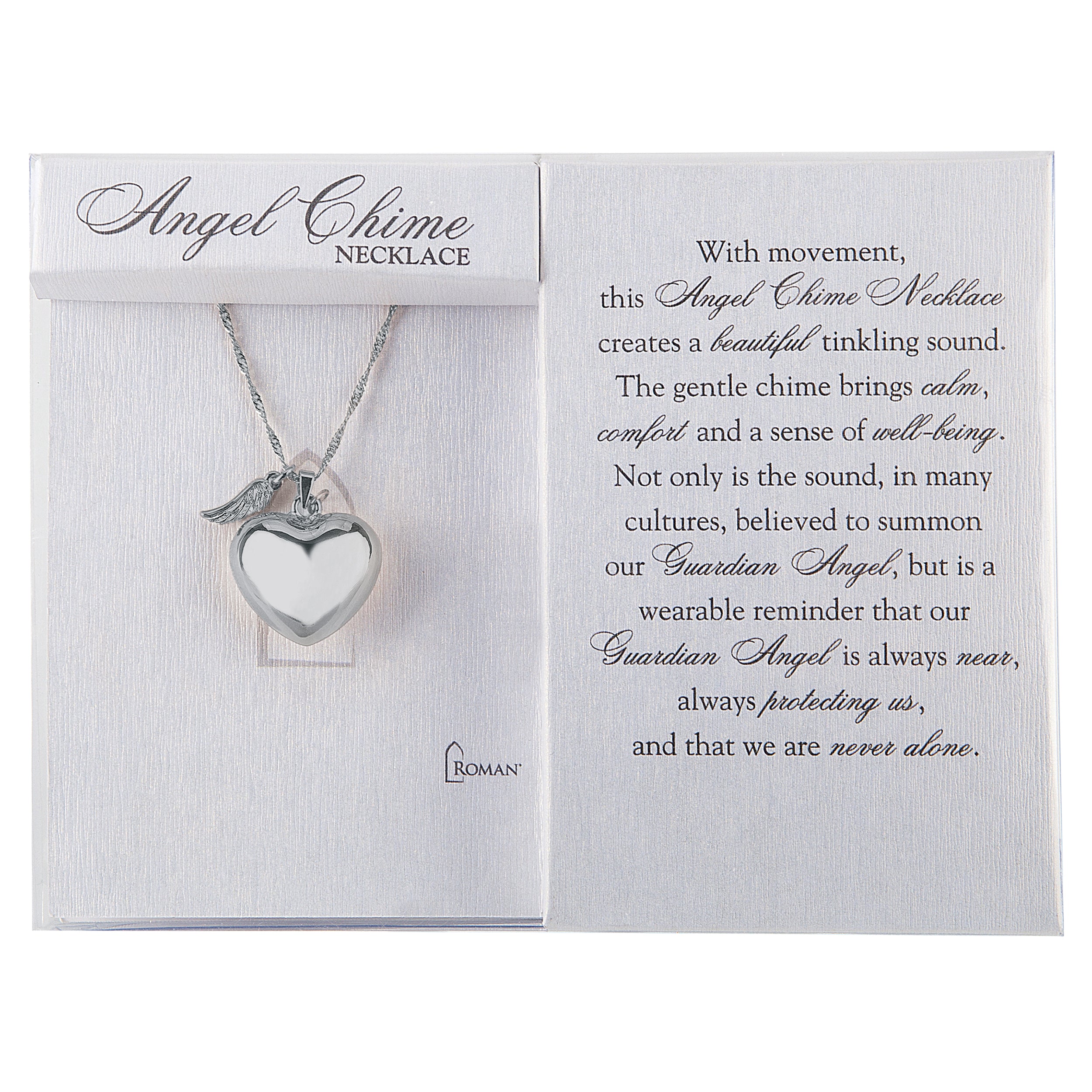 Angel Chime Heart Necklace