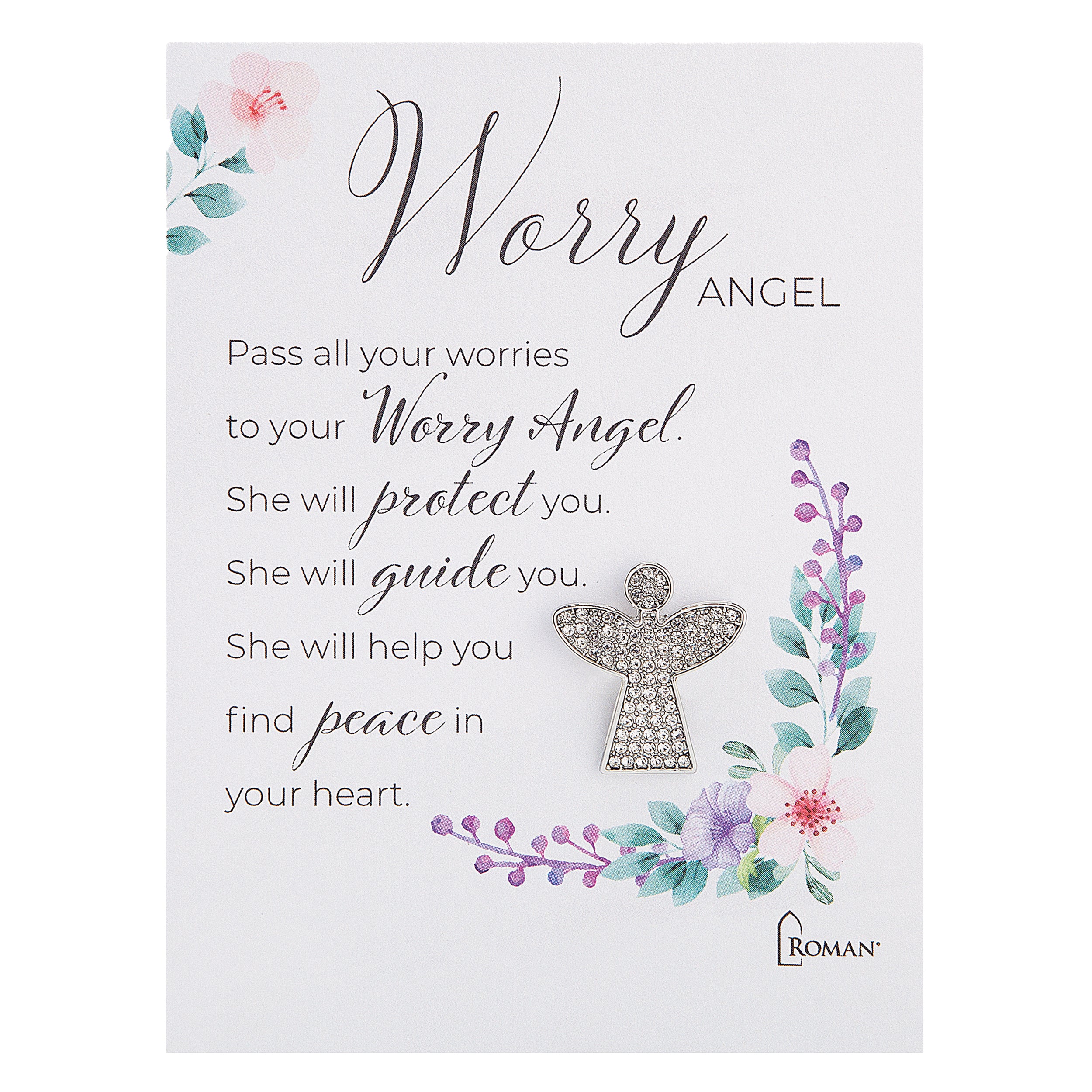 Comforting Worry Angel Pin