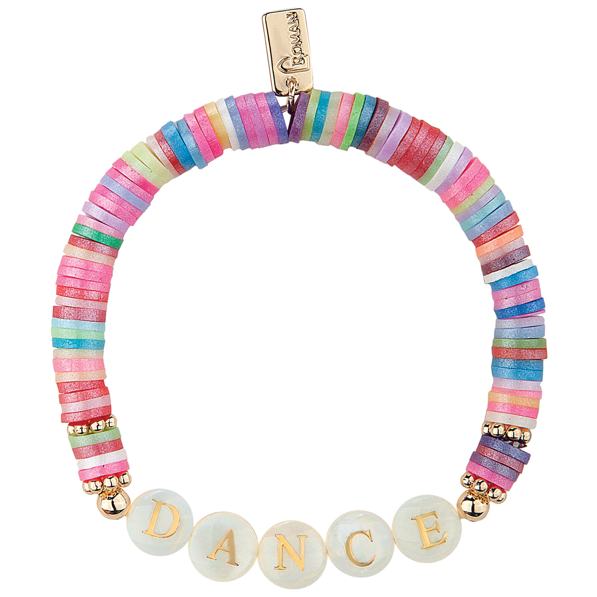 Colorful Dance Heishi Stretch Bracelet
