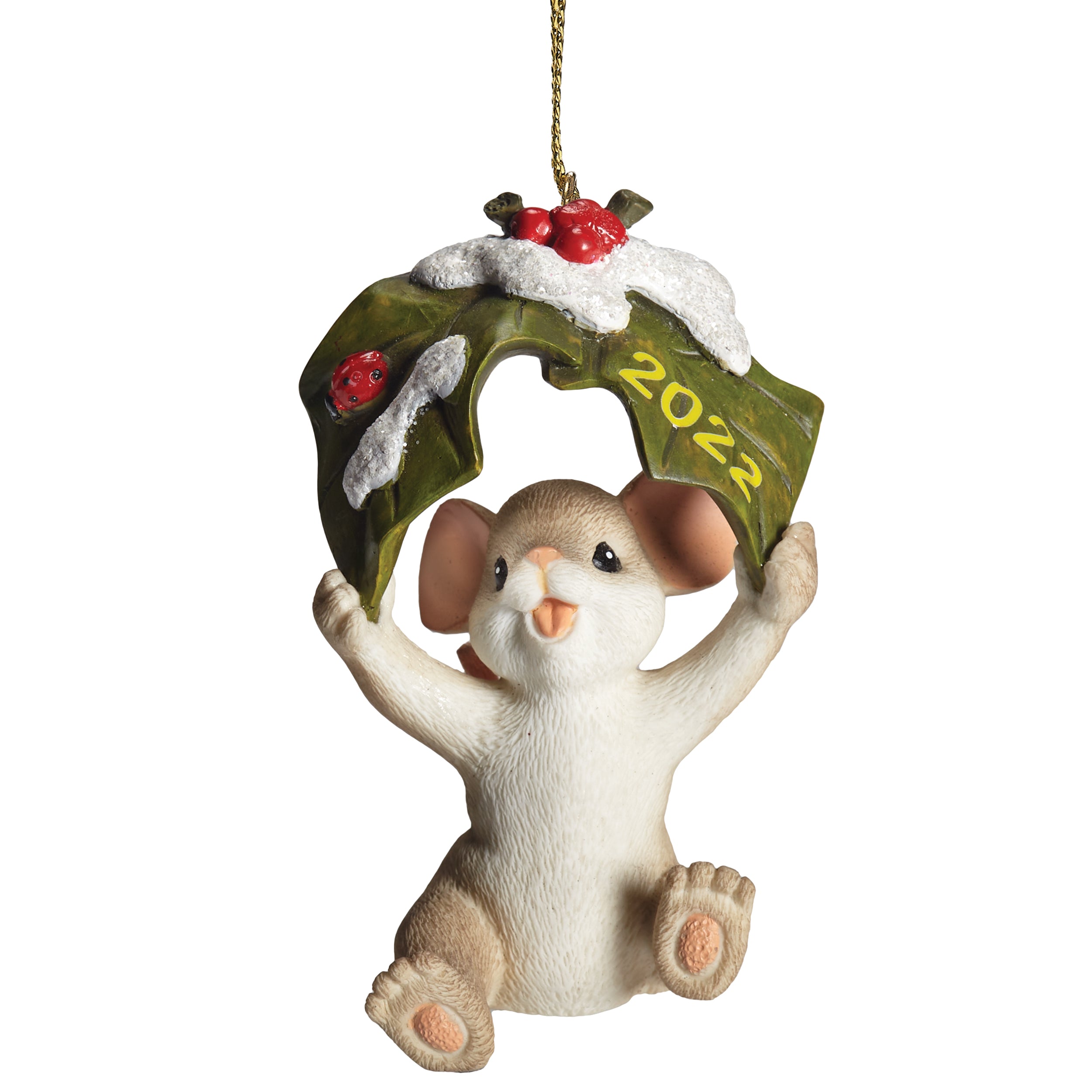 Charming Tails Drifting By Mouse 2022 Annual Ornament