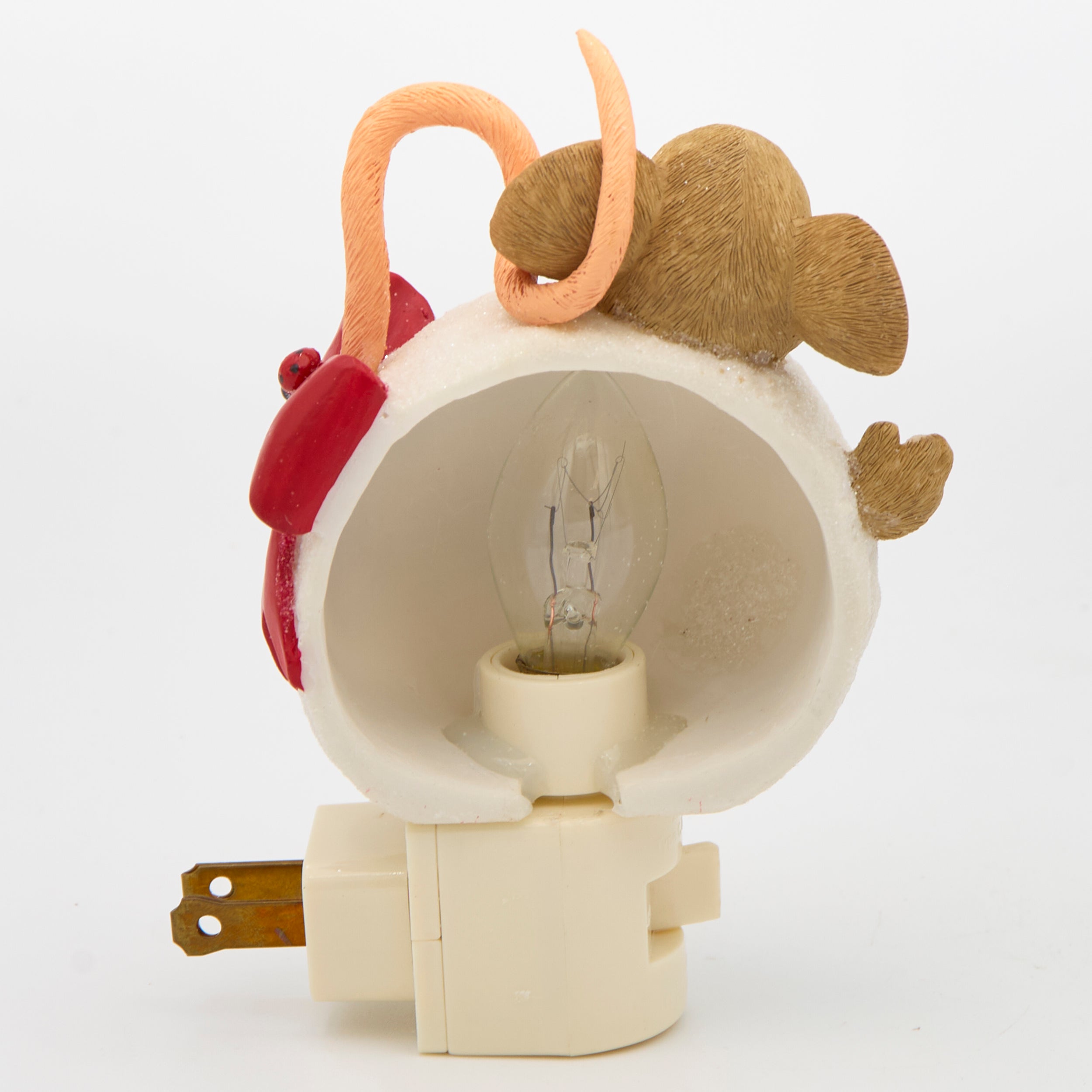 Charming Tails Snowball Mouse Night-Light
