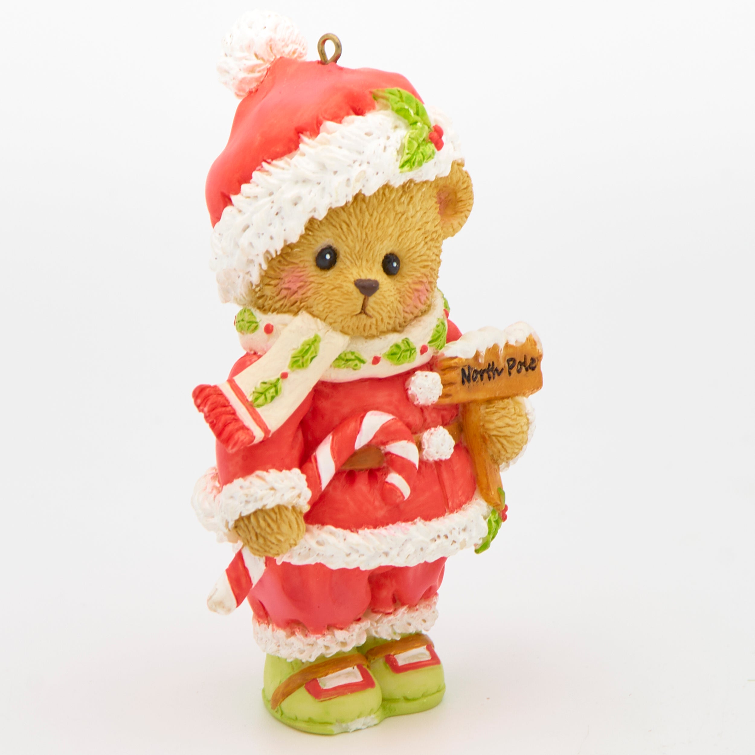 Santa Bear Ornament – Cherished Teddies