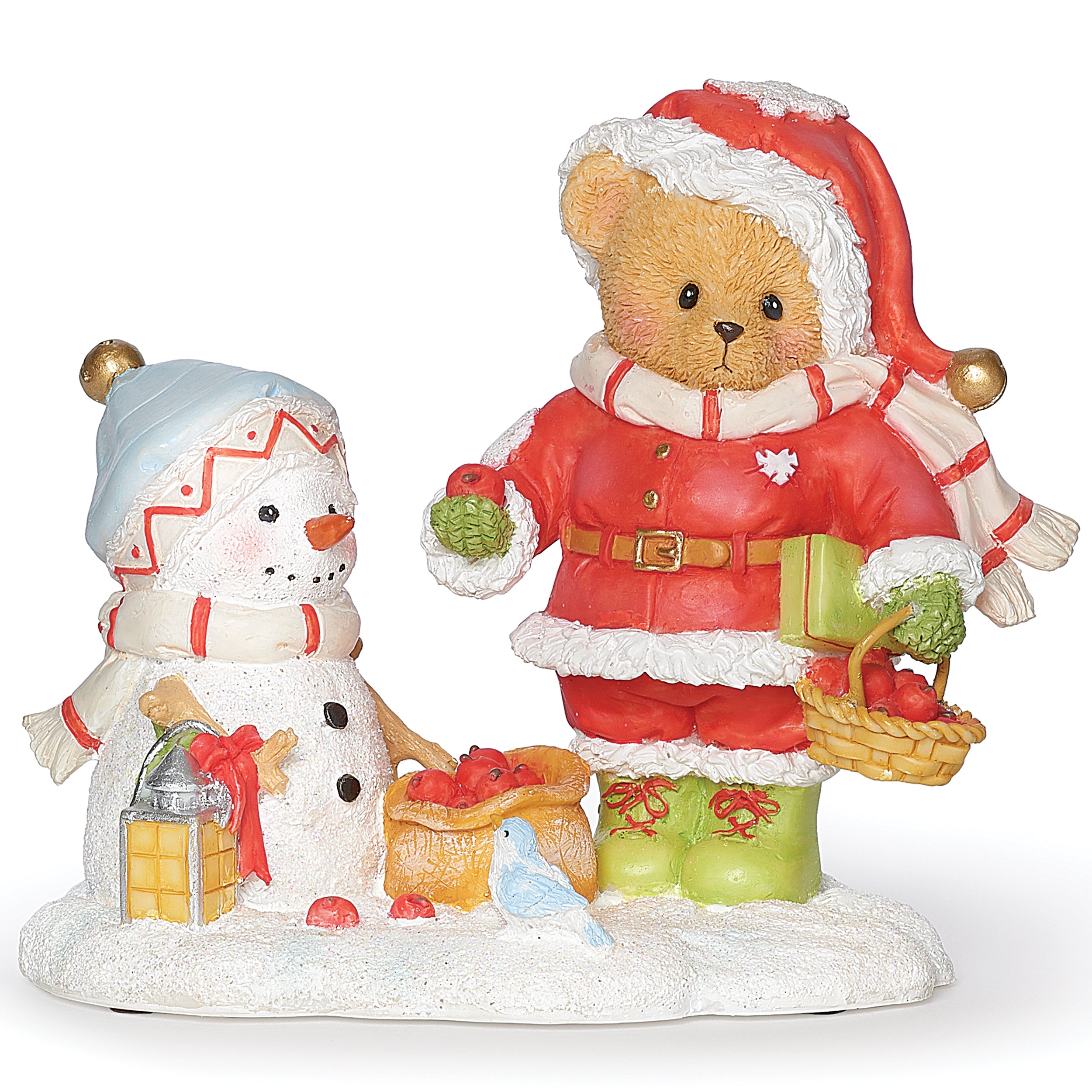 Santa Bear Figure – Cherished Teddies