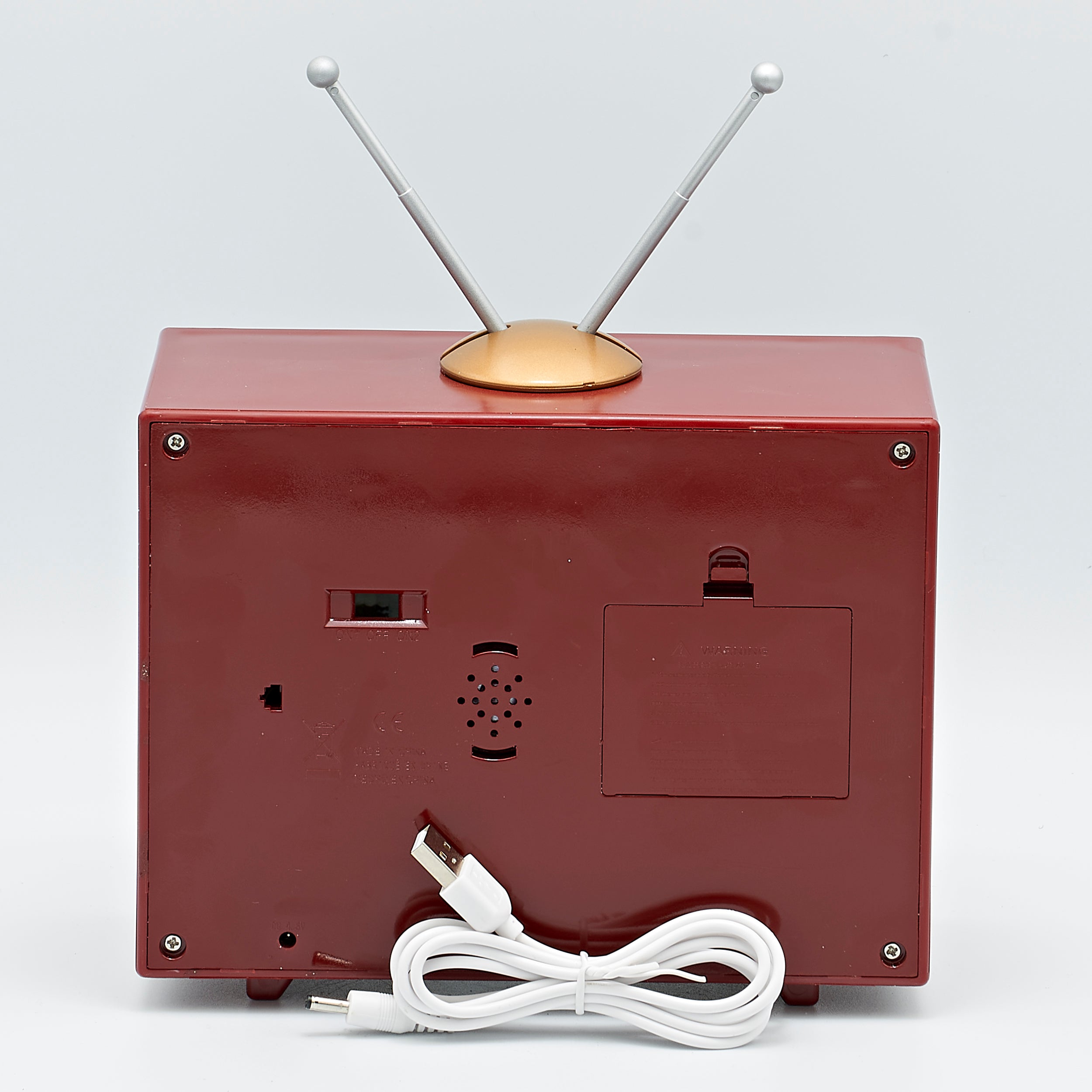 Confetti Lites Lighted Swirl TV with a North Pole Station Rotating Train