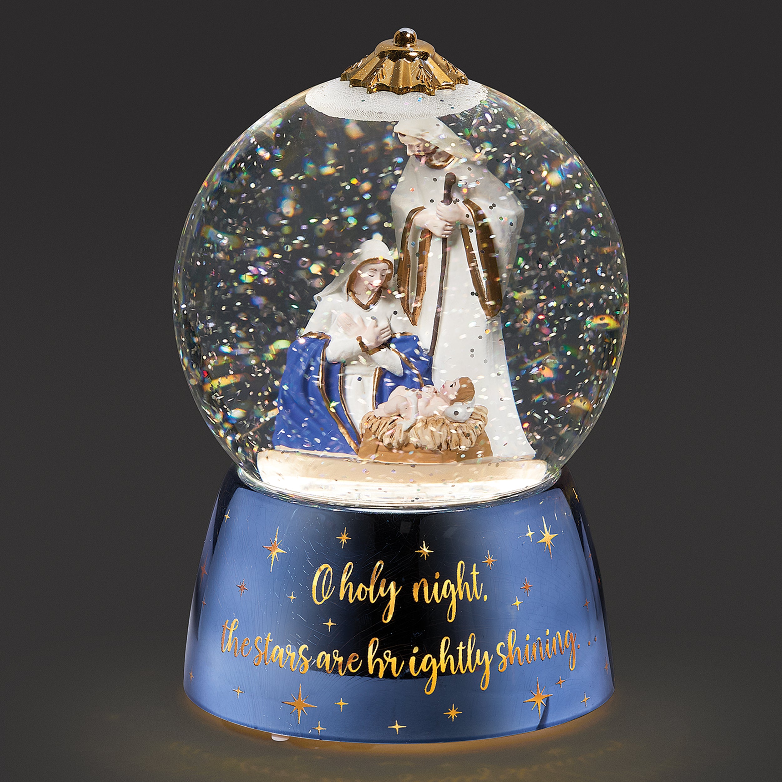 Confetti Lites Holy Family Lighted Swirl