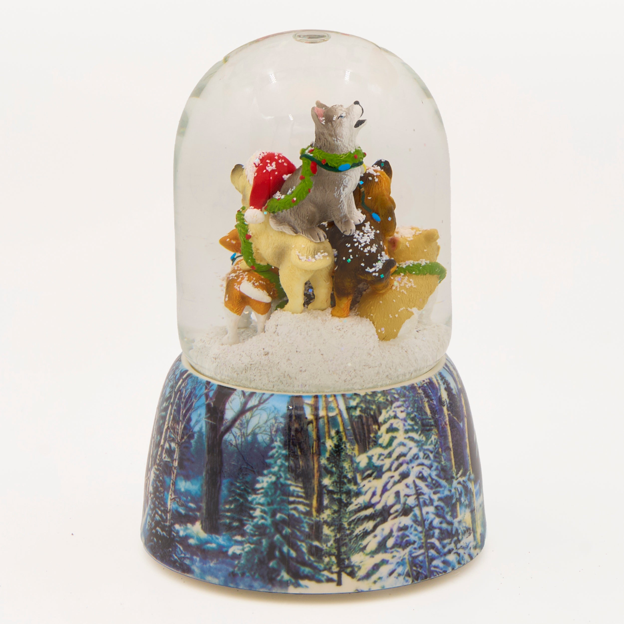 Glitterdome Musical Howling Puppies