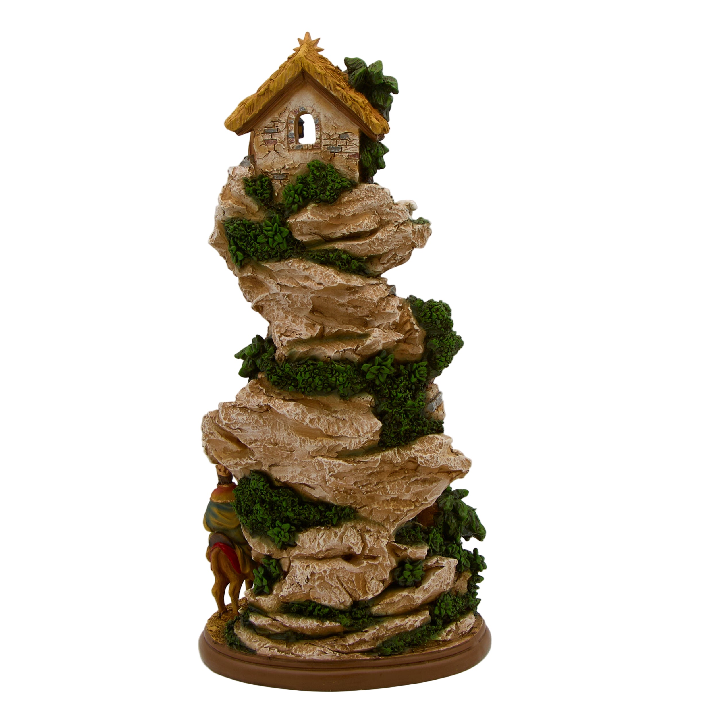 Multi-Level Nativity Tower Scene