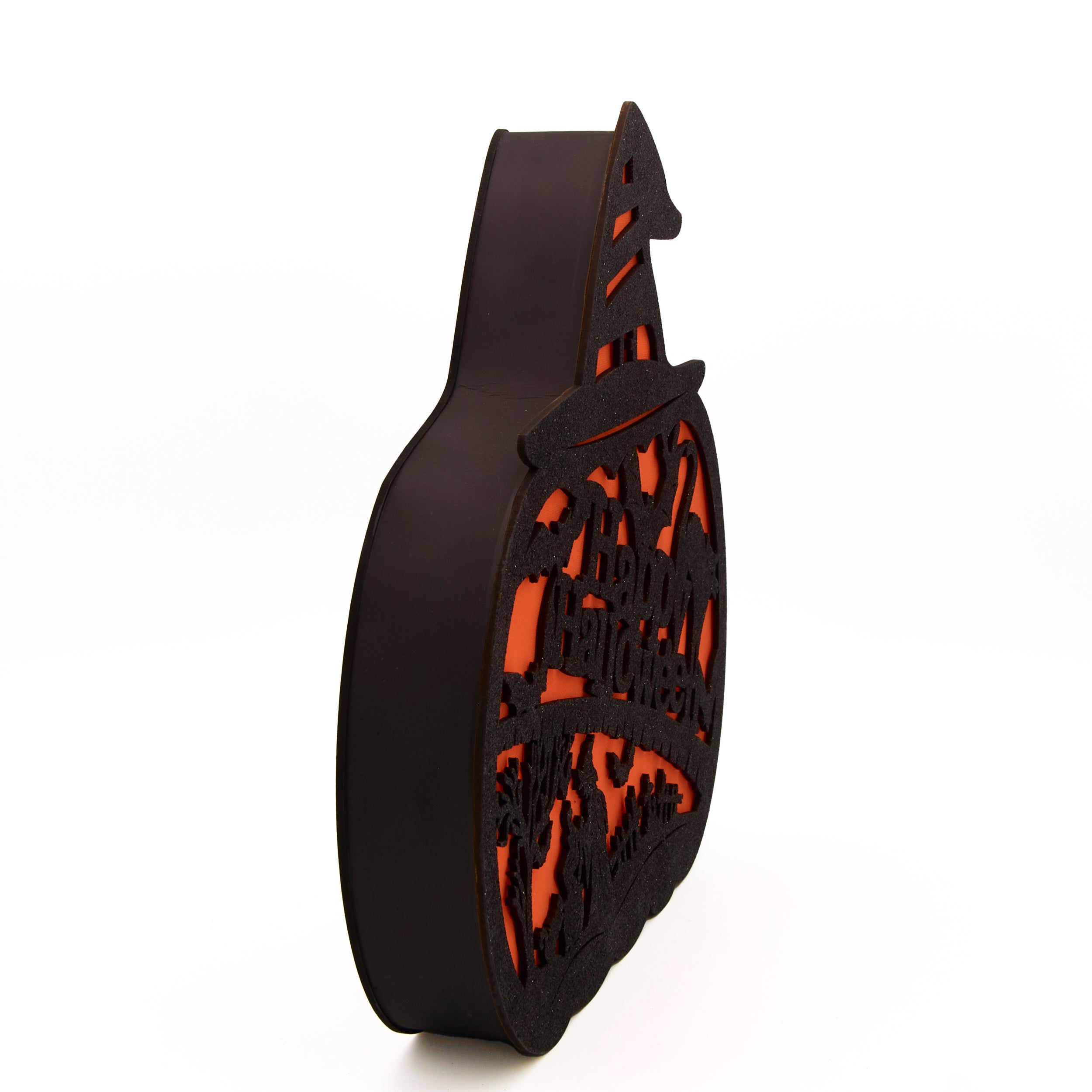 Lighted Happy Halloween Pumpkin Figure