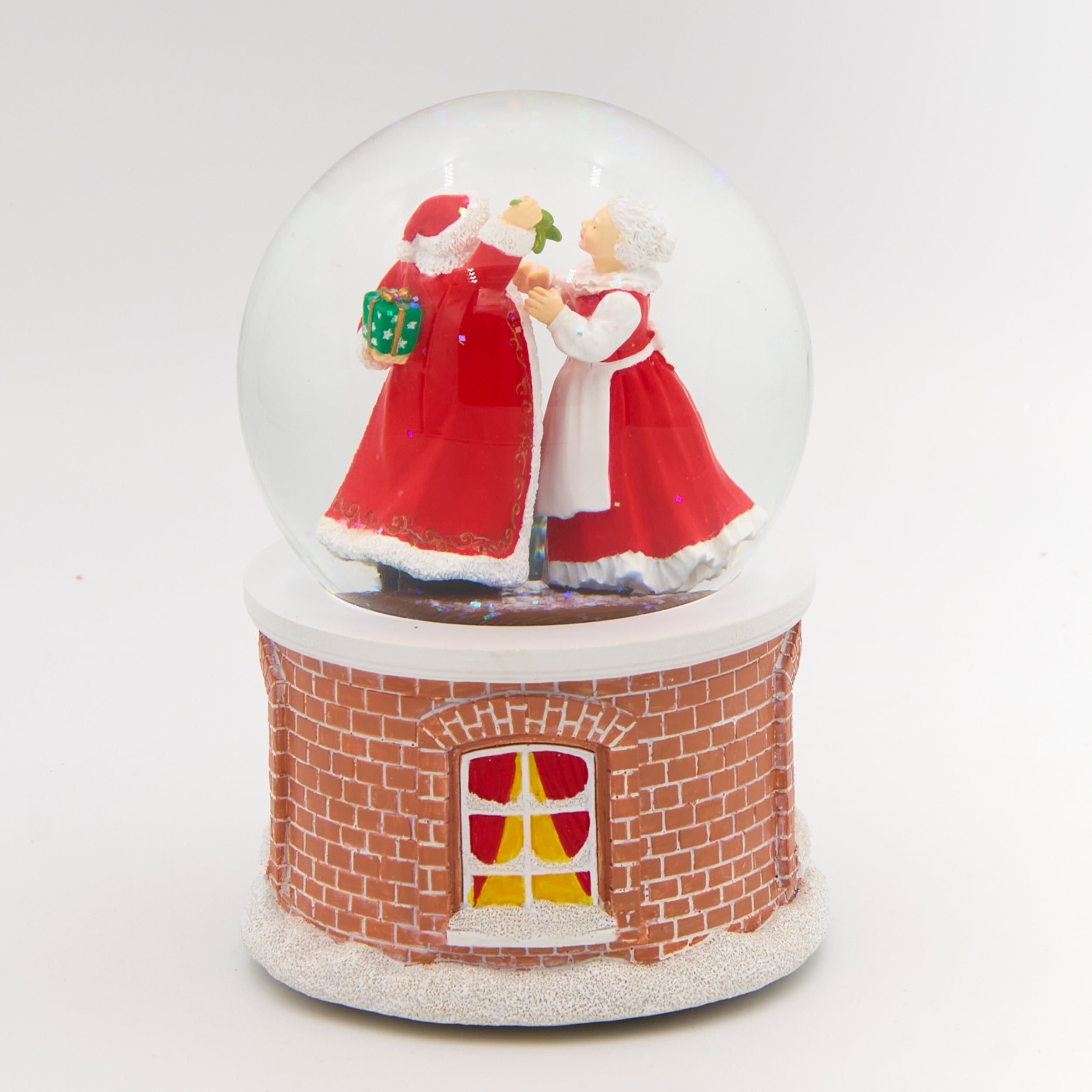 Glitterdome Musical Santa & Mrs. Claus –  "Holly Jolly Christmas" Tune